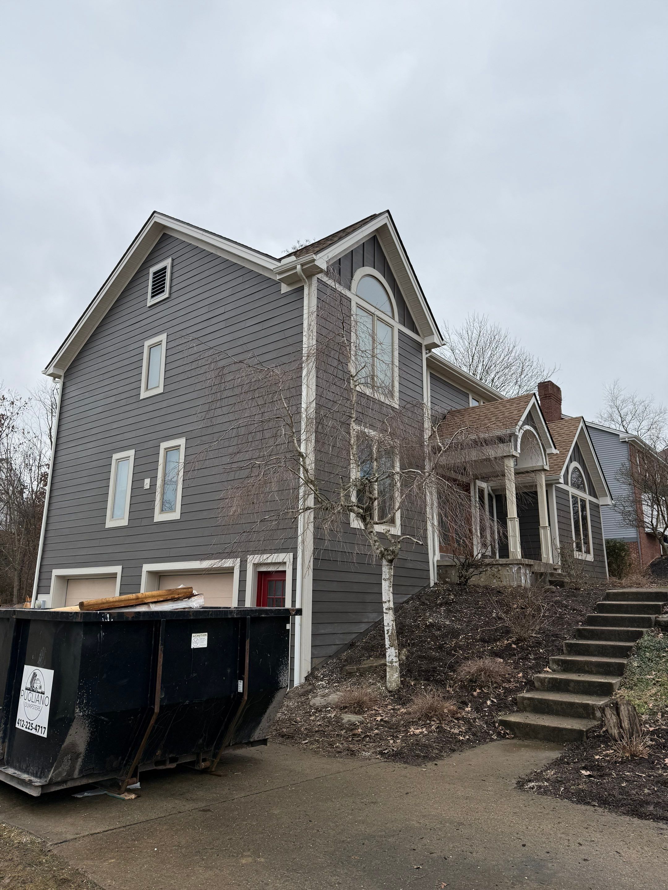 Full exterior remodel by Cousins Roofing Siding & Decks