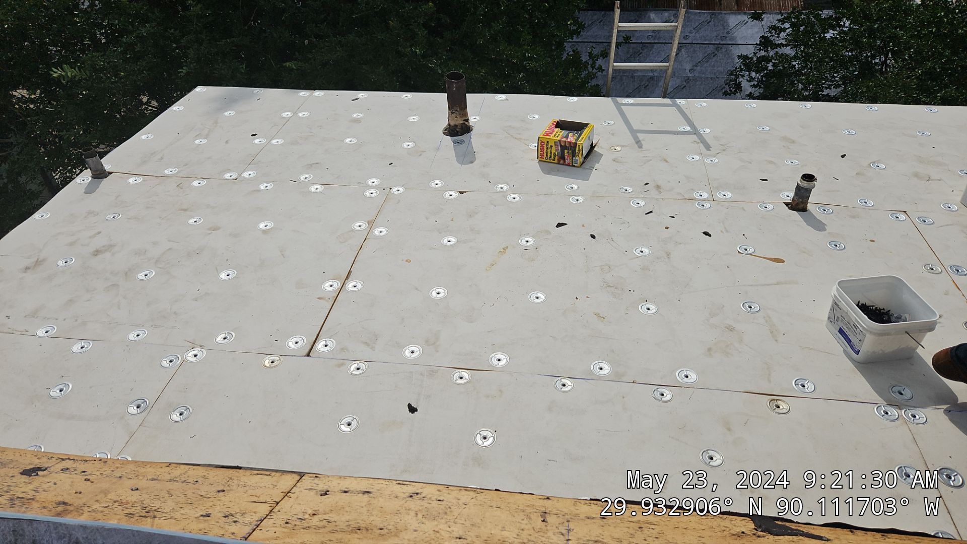 Project in New Orleans by Robertson Roofing & Siding Inc
