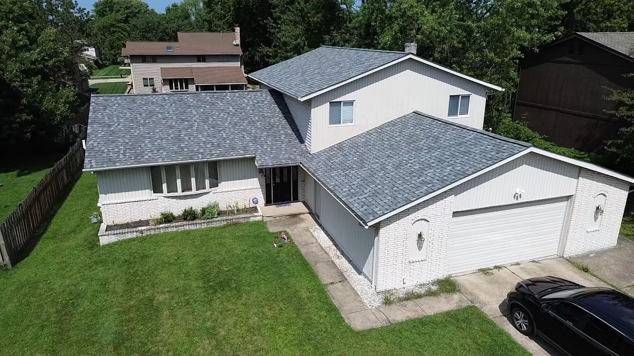 Atlas Pinnacle, Color, Coastal Granite, Drip Edge, Tuxedo Gray by Eagle Eye Roofing
