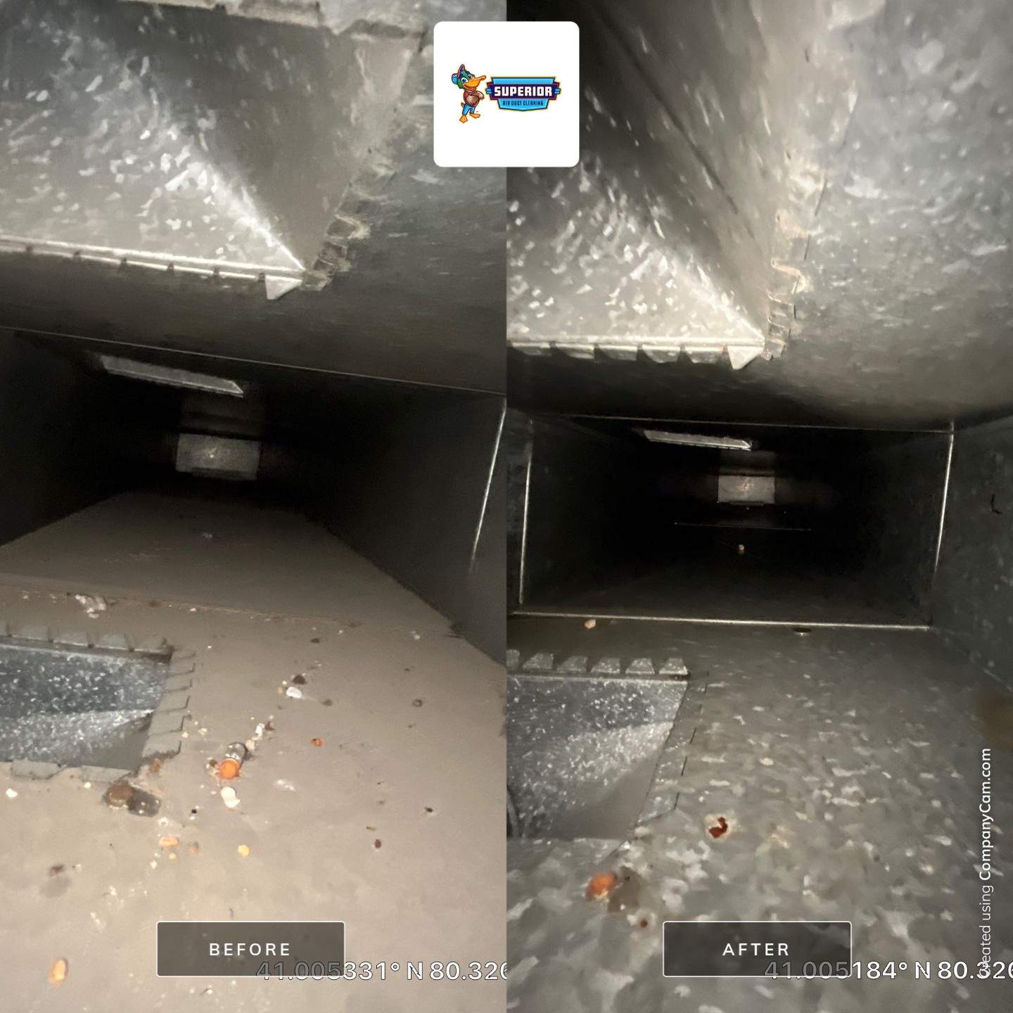 Air Duct Cleaning With a Vacuum Truck in New Castle, PA by Superior Air Duct Cleaning