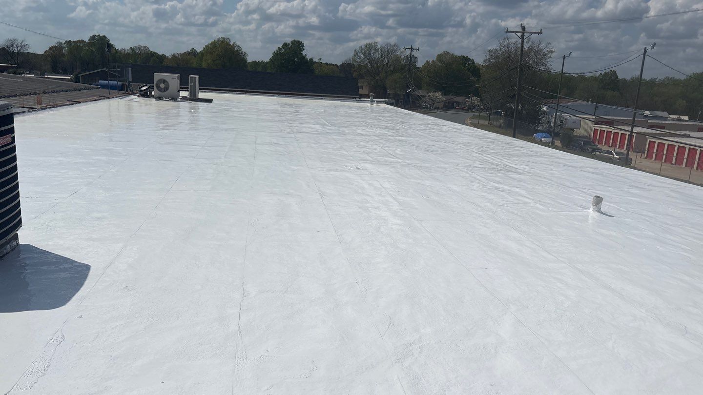 Silicone Roof Coatin by Just In Time Roofing and Restoration