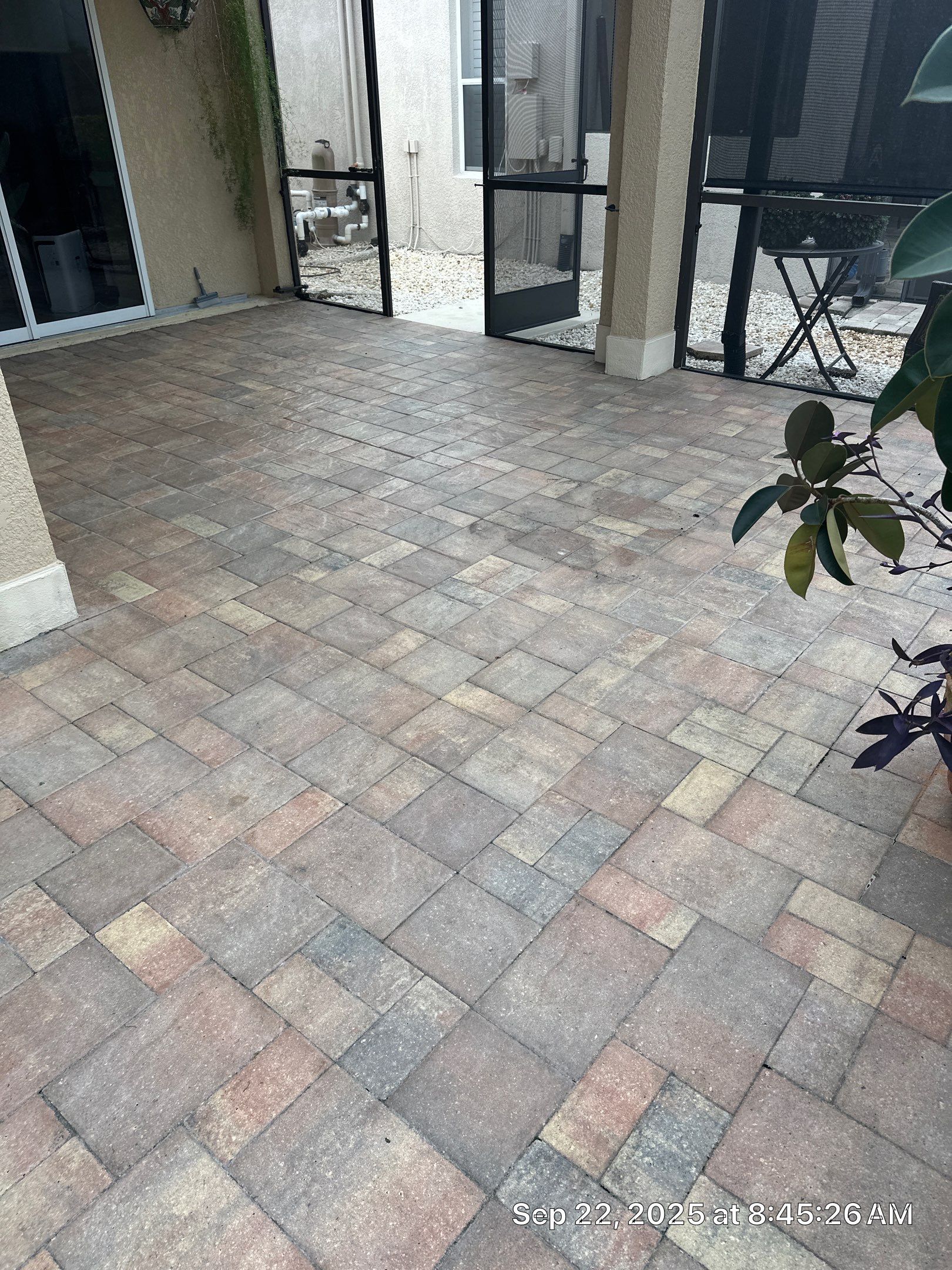 Herringbone Paver Sealing and Restoration in Sun City Center by Supreme Paver Experts