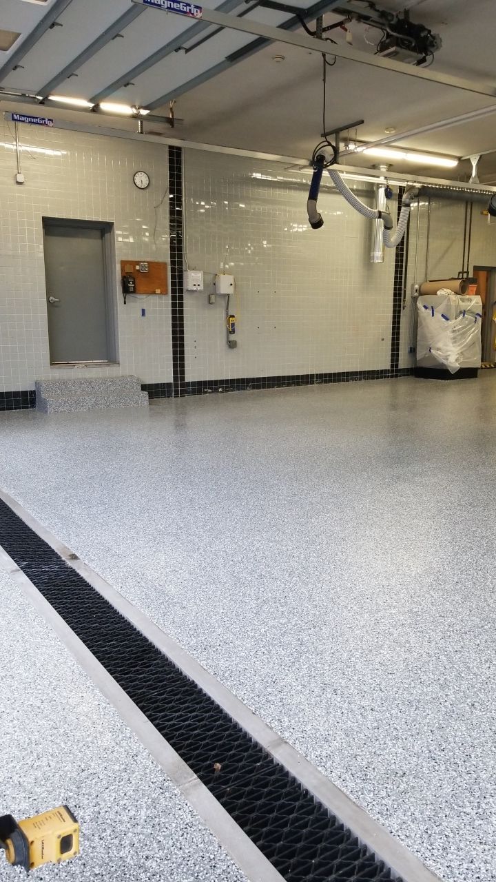 Dover Firehouse with their new Smoke Floor! by Spectrum Painting, LLC