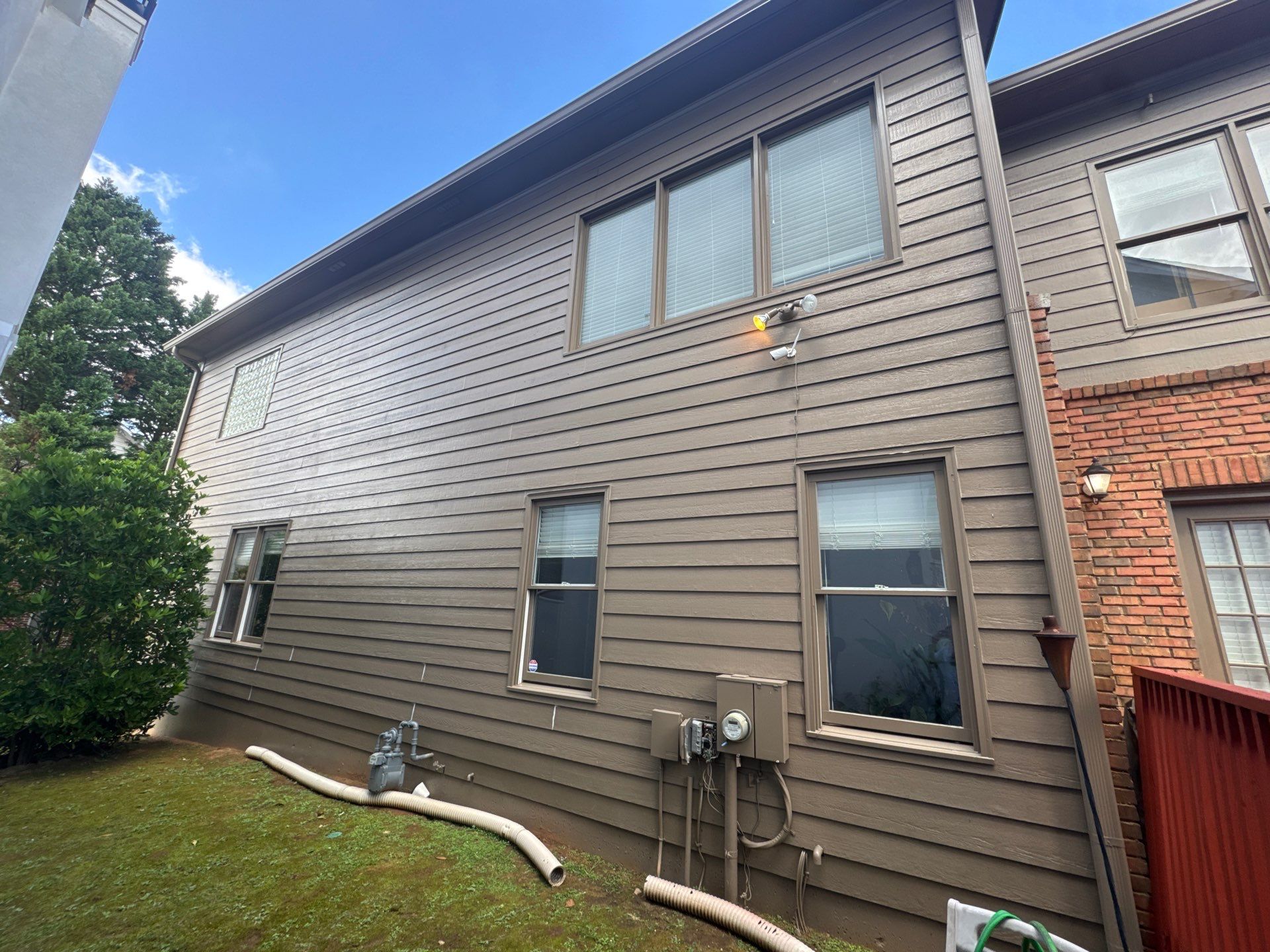 Atlanta Townhome Exterior Painting and Modern Color Palette Update by Swift Home Renovations