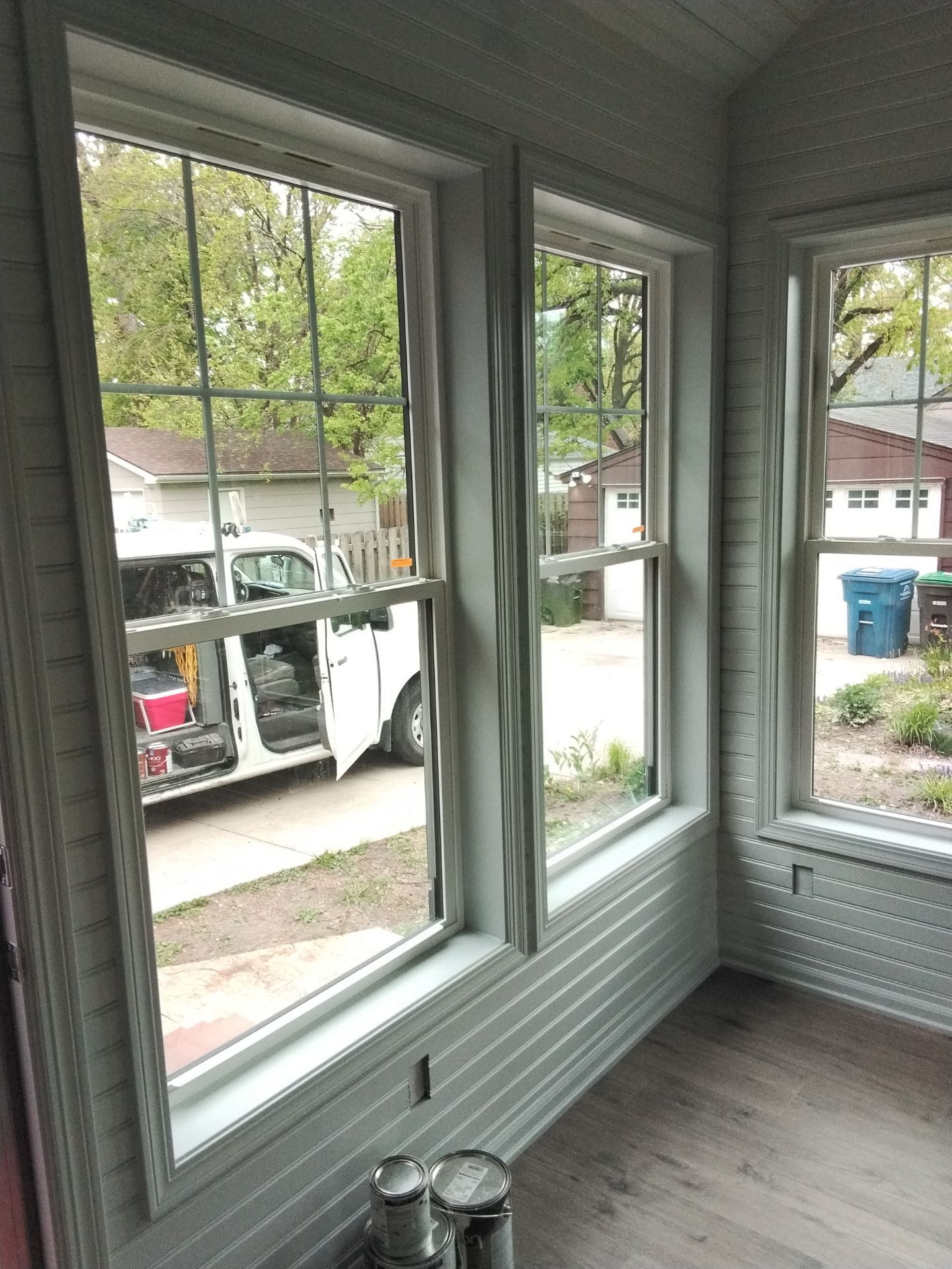 New 4 season room interior & exterior painting by Midwest Paint LLC