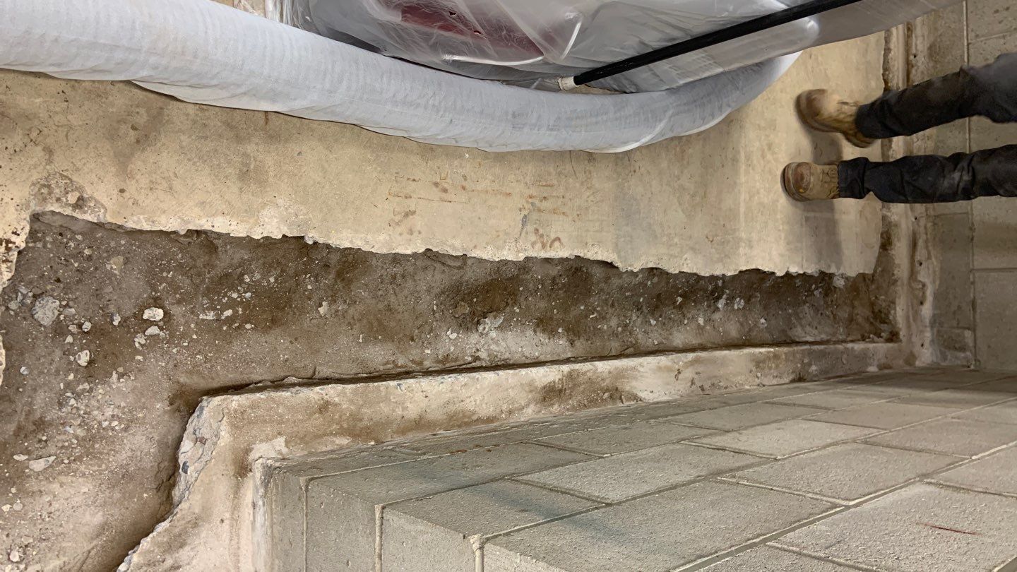 Drain tile in Brooklyn Center by Waterproofing Northeast