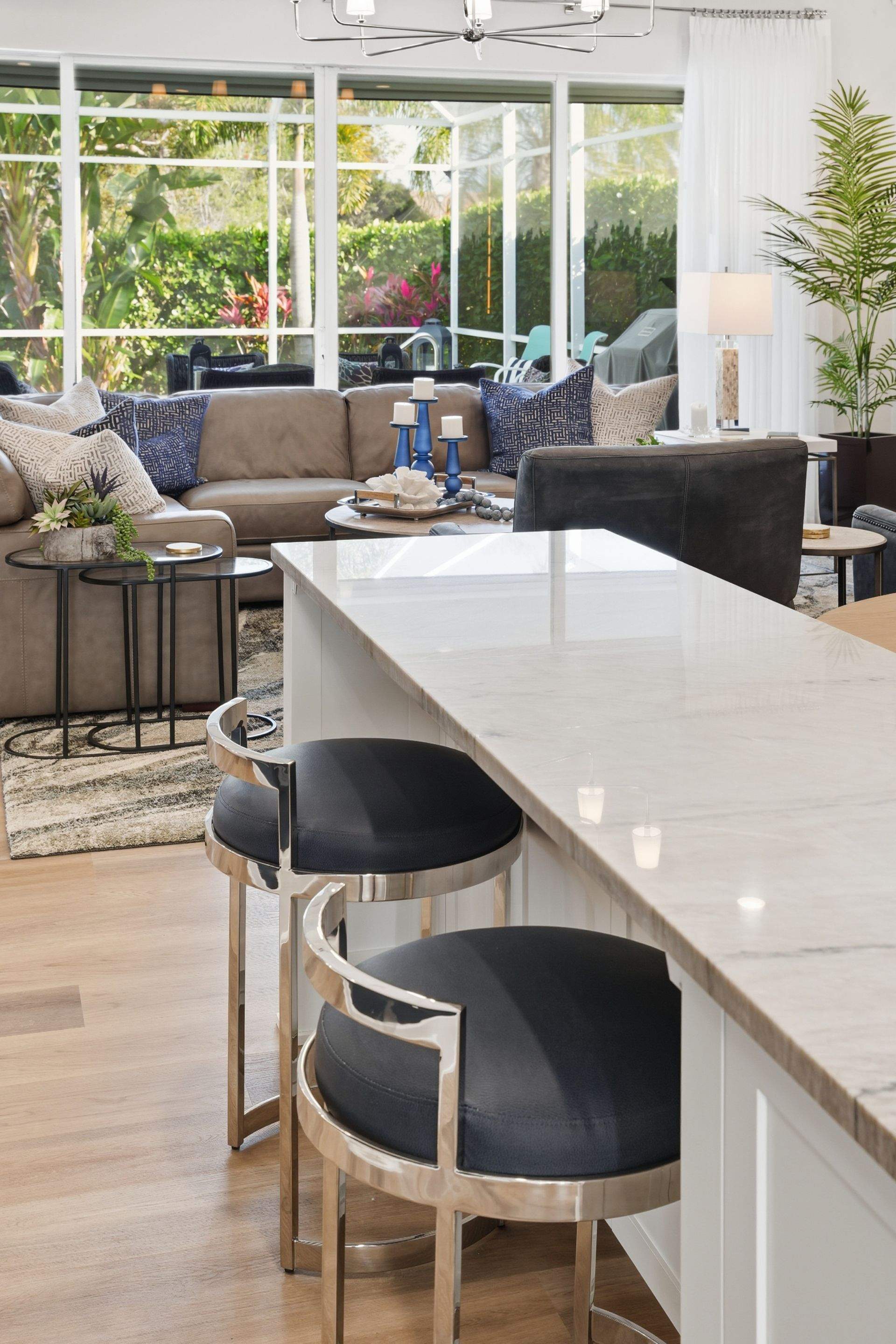 Complete Interior Renovation and Custom Cabinetry in Naples, Florida by A & E Construction of Florida Inc
