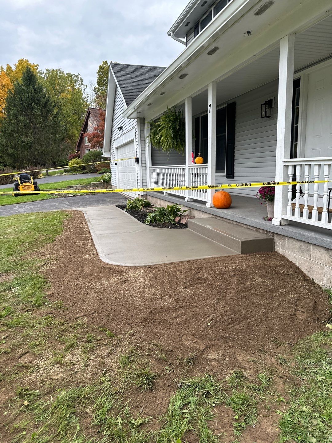 Broom Finish Walkway  by NG Masonry & Construction LLC