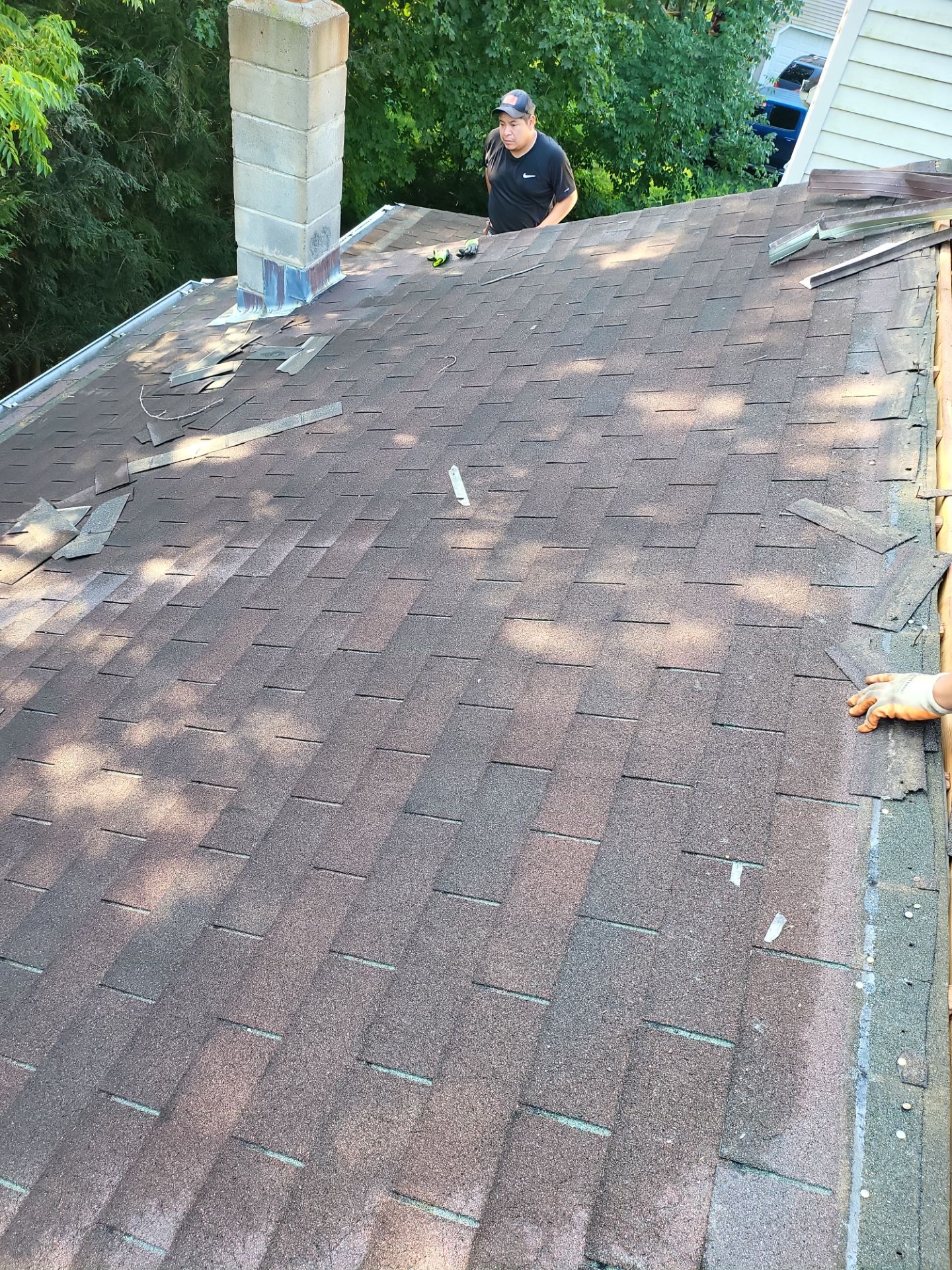 Residential Roofing Installation using Owens Corning TruDefinition Duration AR - Driftwood by A Plus Exterior