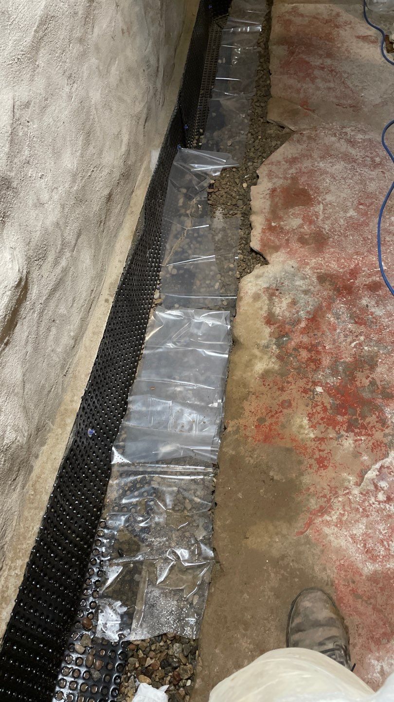 Full Basement Fix for Steve and Lisa by Waterproofing Northeast