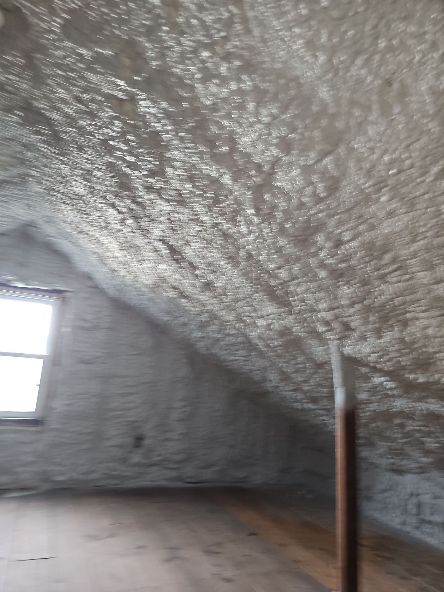 Attic Insulation using open cell spray foam by NYS Foam & Energy