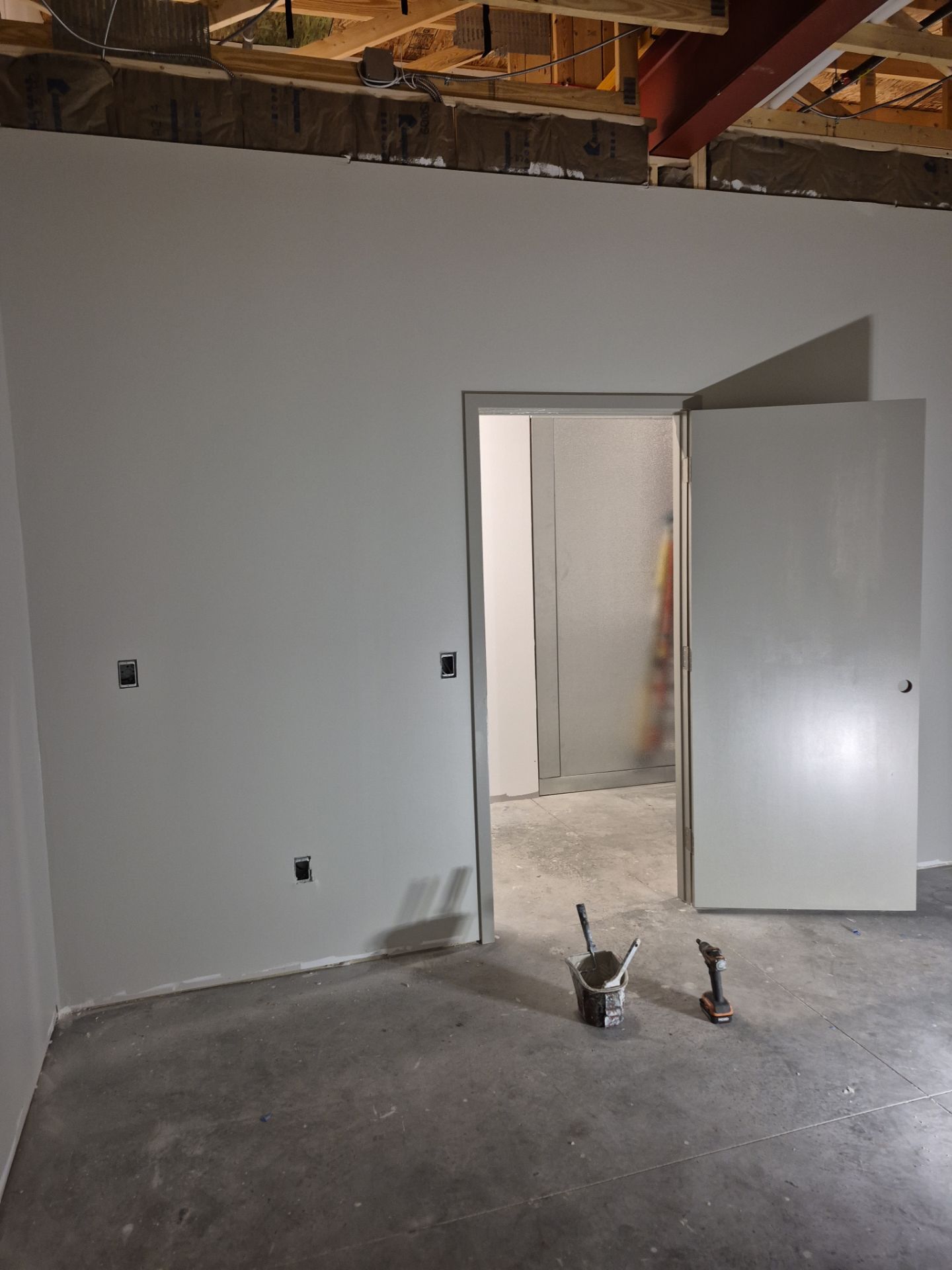 New room build epoxy floor & paint! by Gordon Painting