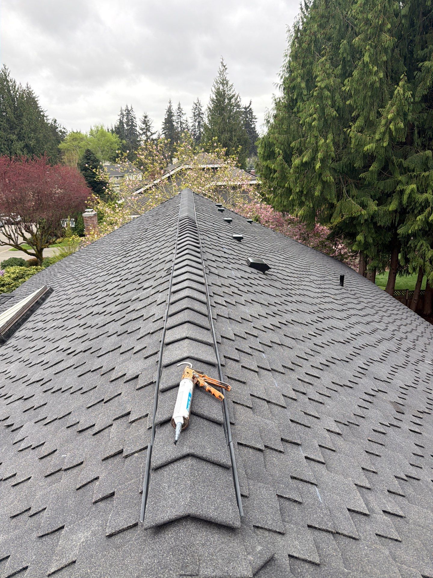 Residential Roofing Installation using GAF UHDZ Shingles by Roofing Formula LLC