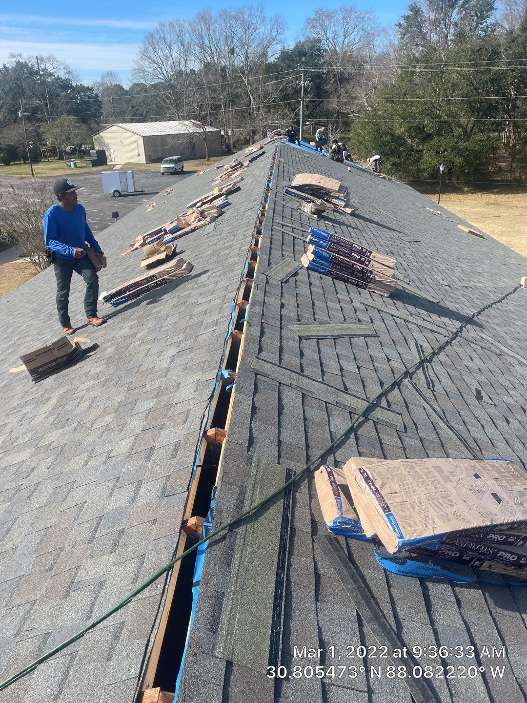 Commercial Roofing Installation using Roof Replacement by American Roofing & Construction LLC