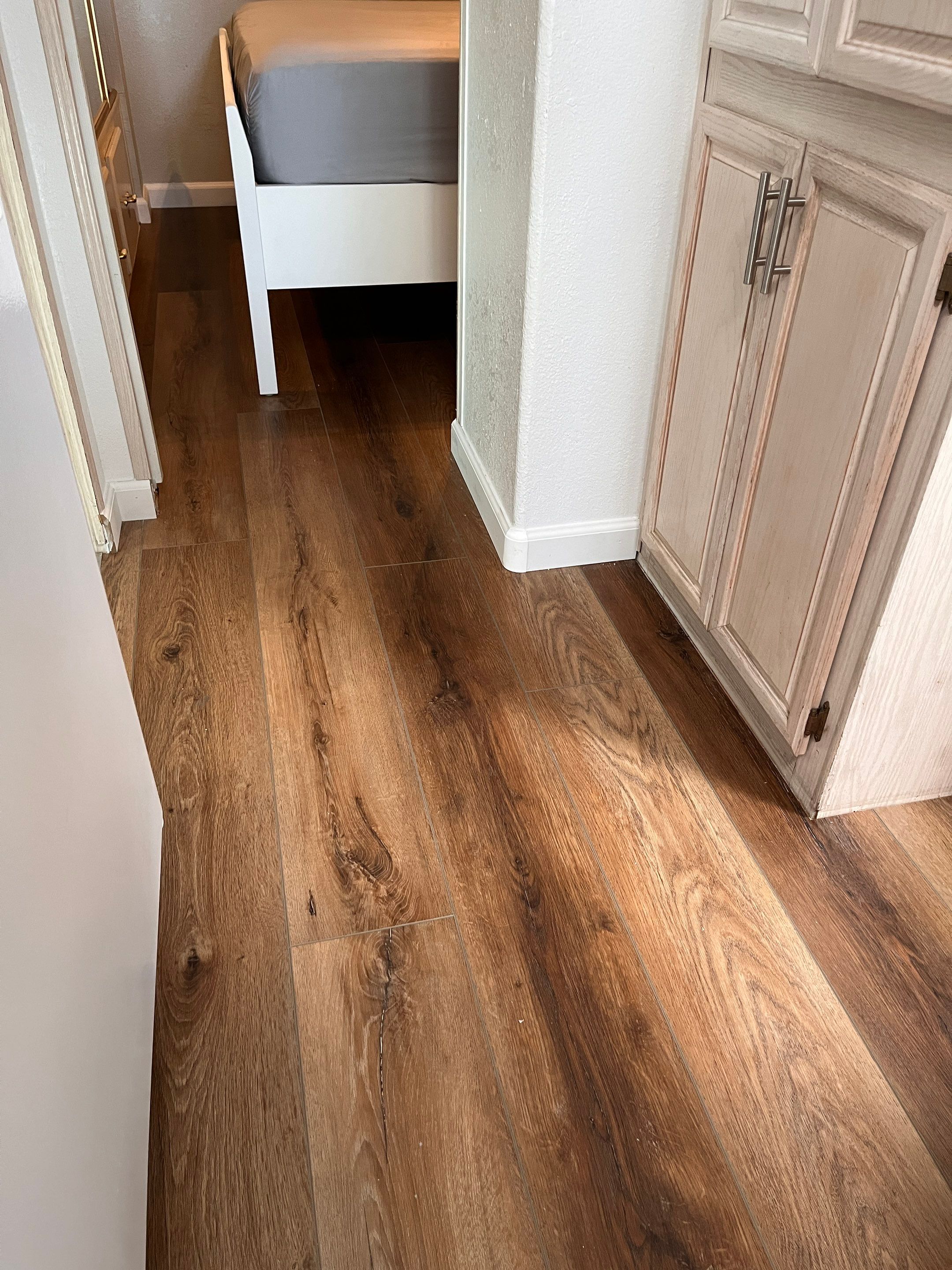 Flooring Installation using Luxury Vinyl Plank by Footprints Floors of Chandler 
