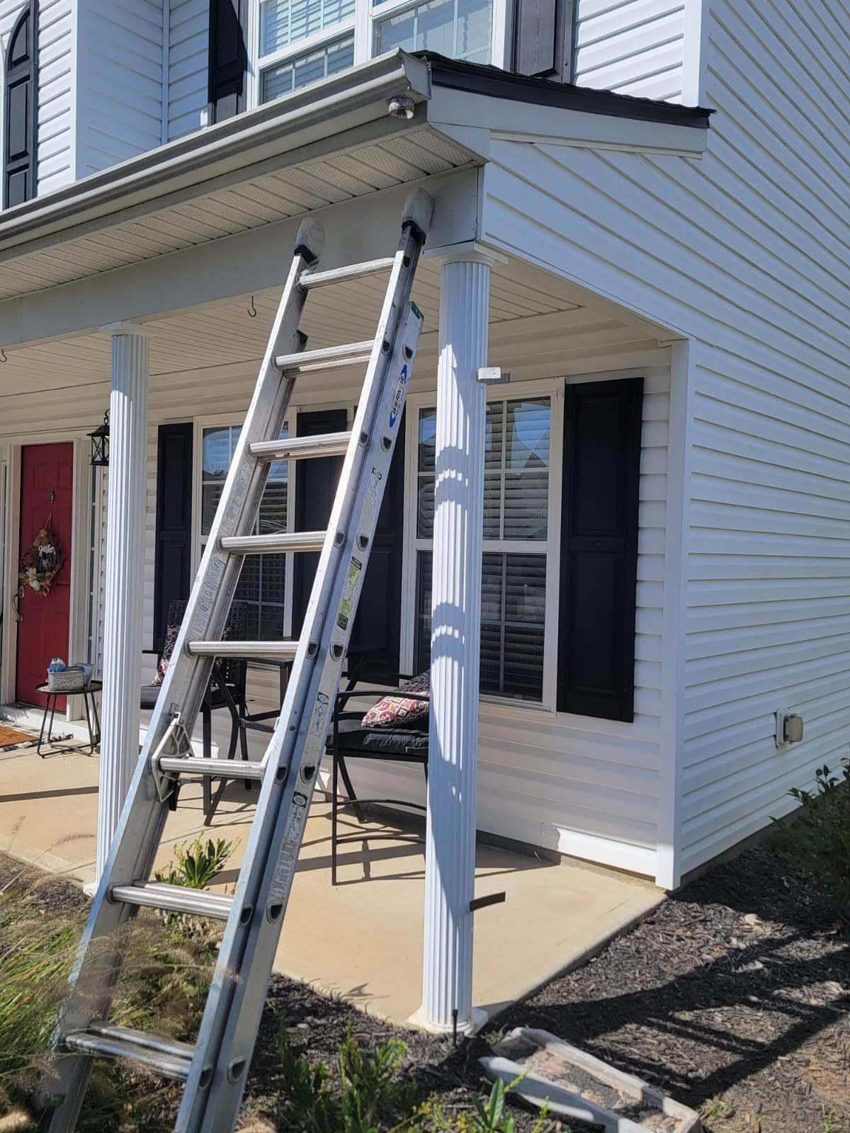 Roof and downspout replacement by hail damage by Just Brilliant Restoration JBR
