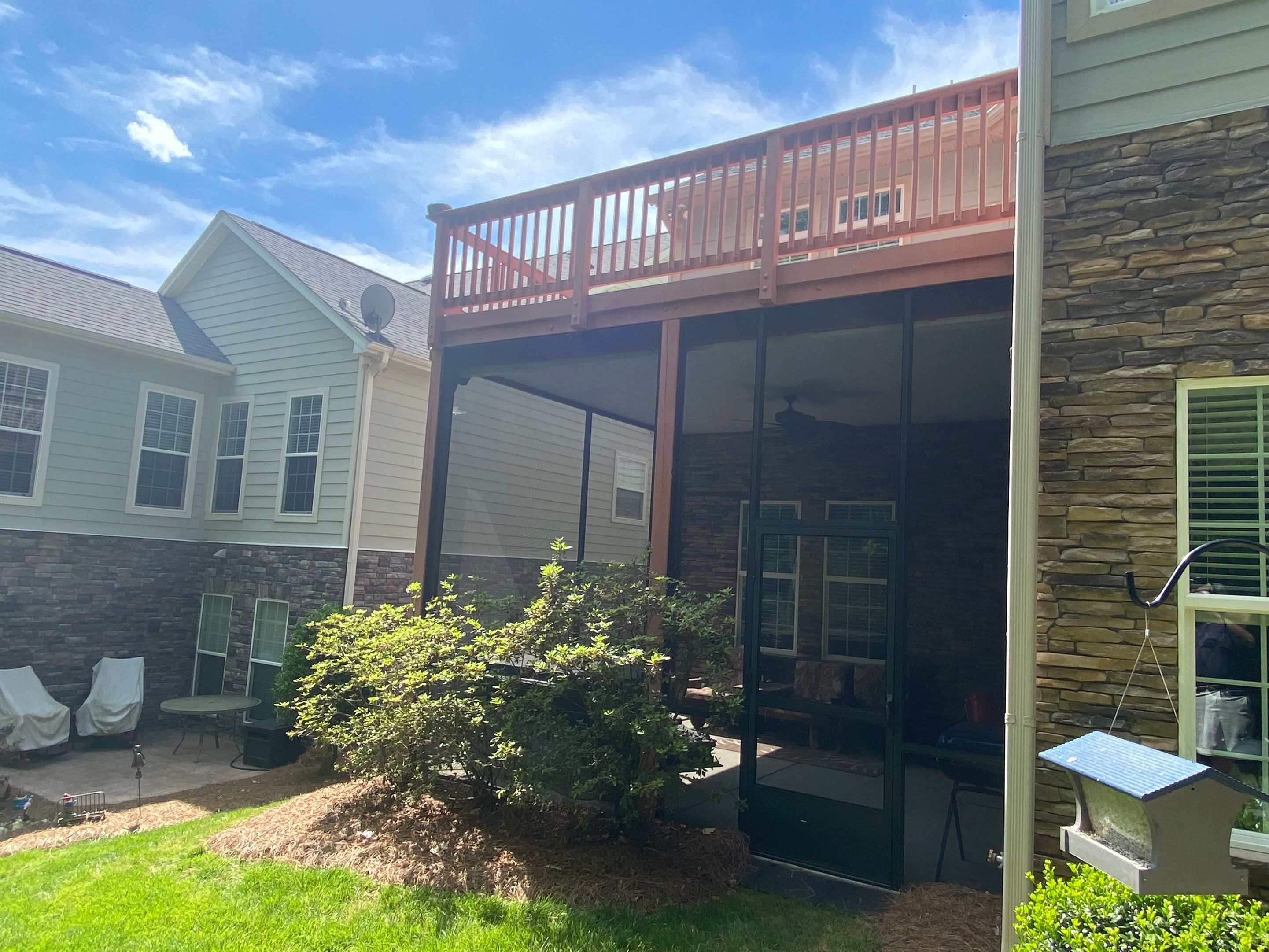 Painted Deck using AcryFin by DuraSeal