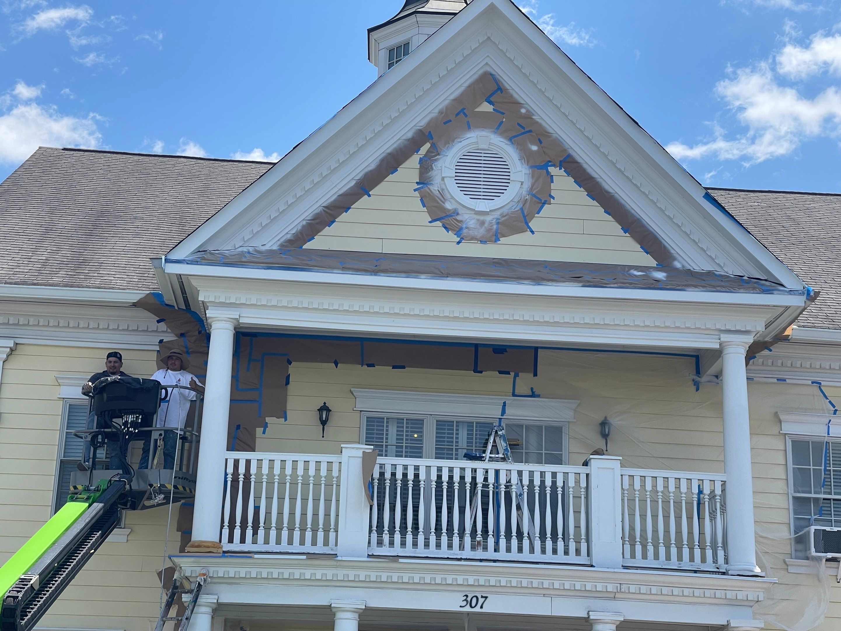 Commercial Exterior Painting Services for Mainstreet Bank in Leesburg, VA by My Painter 