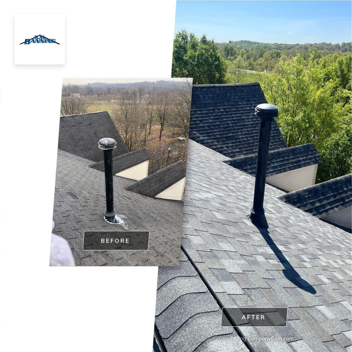 Alexandria: CertainTeed Landmark Pro Designer Shingles in Max Def Georgetown Gray by RM Banning, Inc.