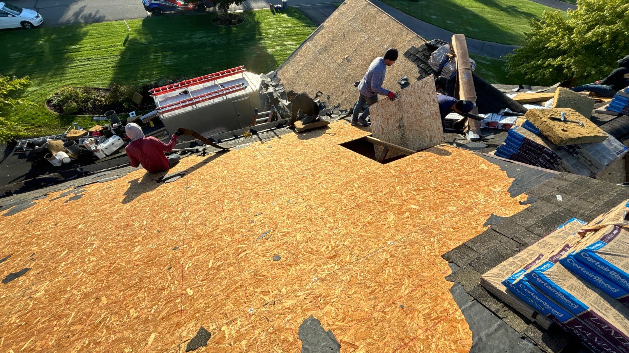 Roof Replacement using CertainTeed Landmark Pro by 180 Contractors