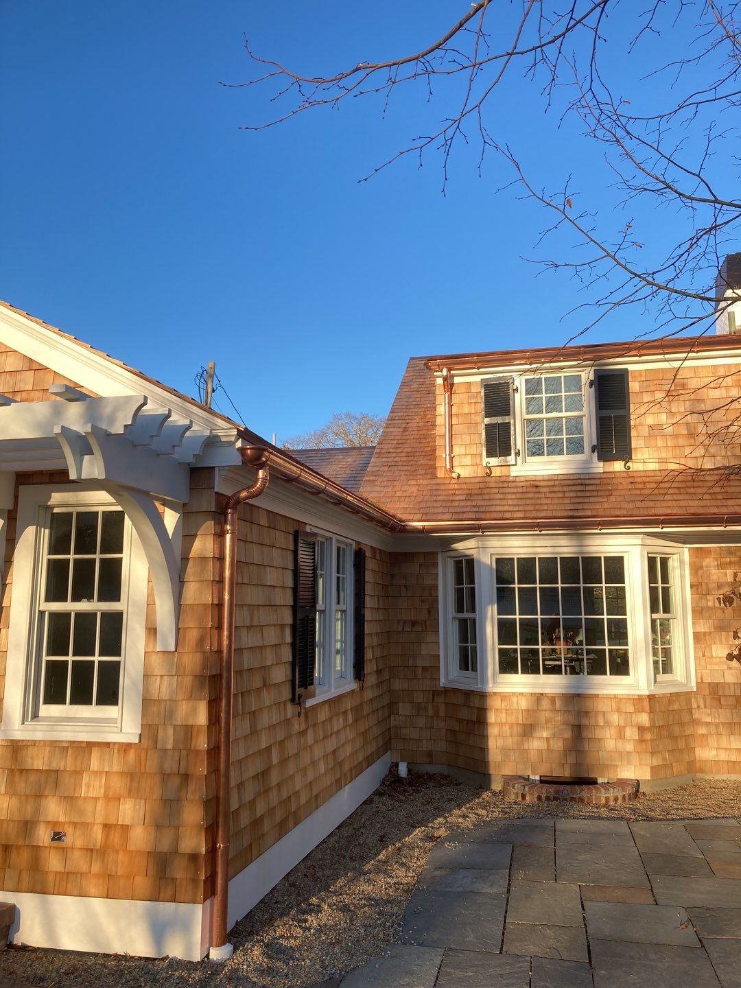 Copper Gutter Installation in Osterville, MA   by Gutter Pro Enterprises