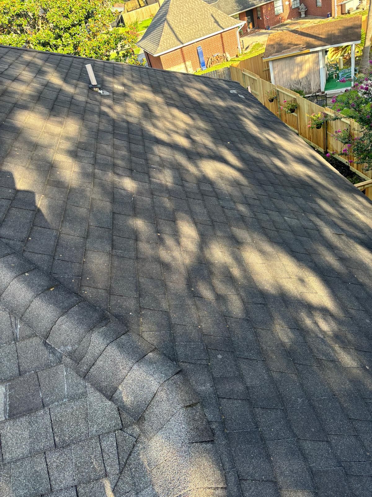Hail Damage using Owen's Corning Duration (Lifetime) Shingles by Roof Repair Company