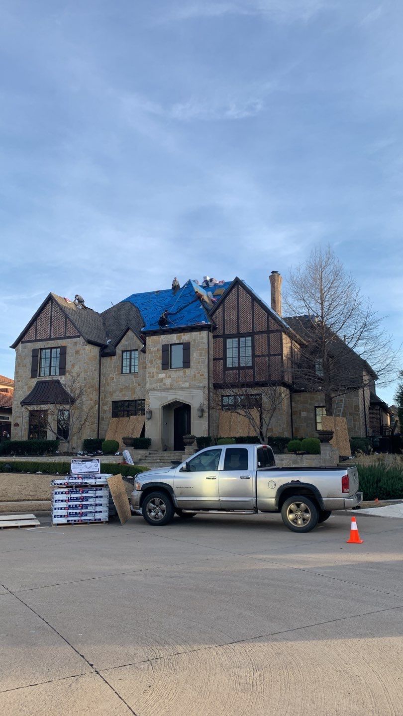 Full Roof Replacement On Beautiful Home in McKinney Texas by Elite Roofing LLC