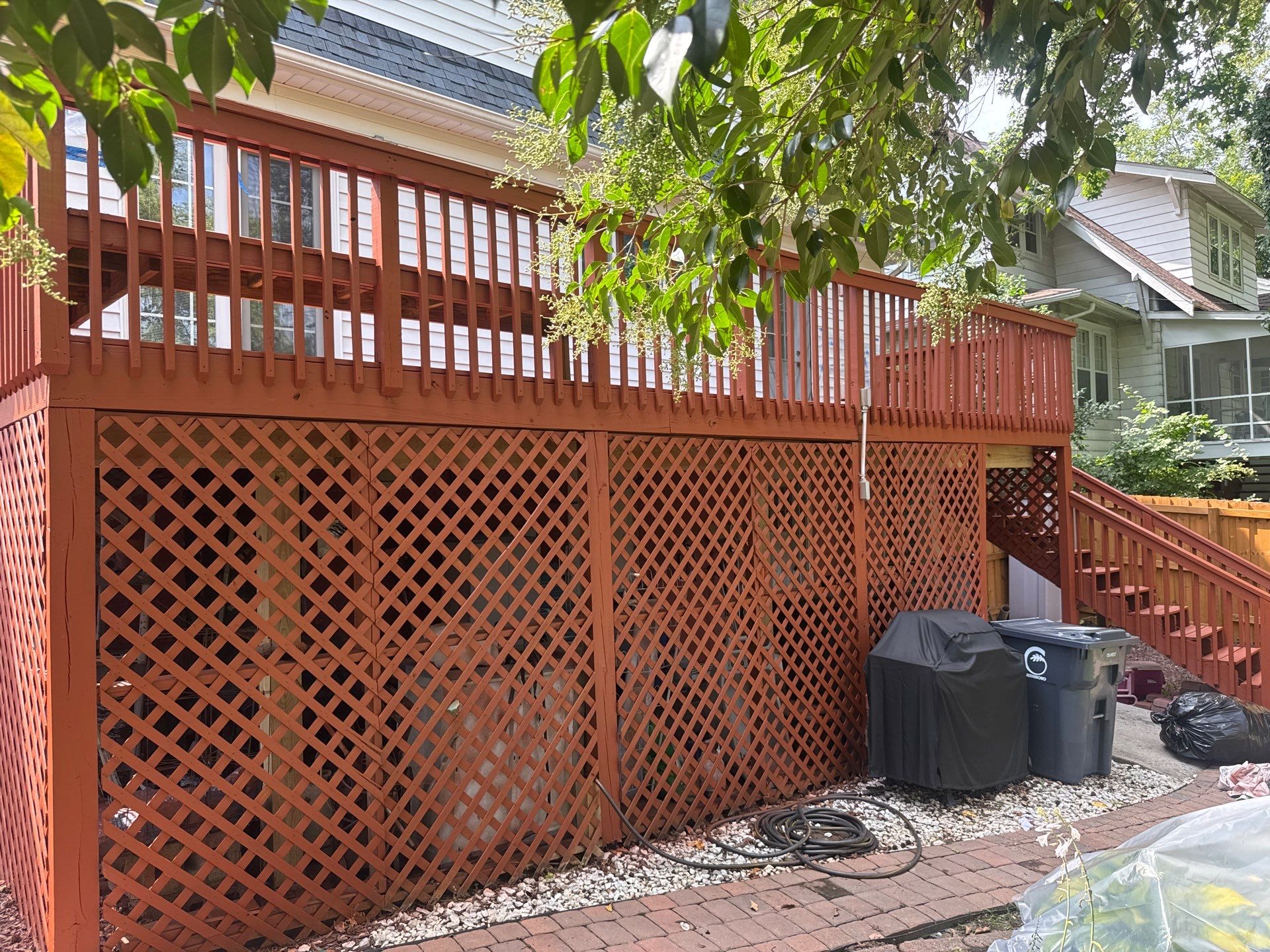 Wood Deck using Wood Stain by DuraSeal