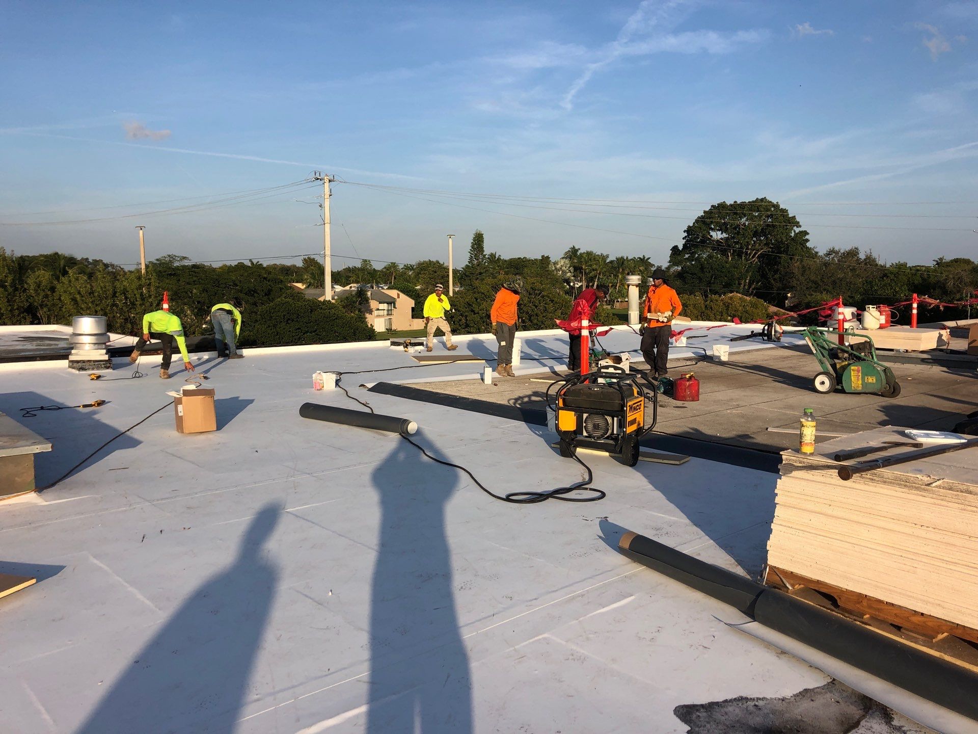 Commercial Re-Roof using GAF TPO by First Due Roofing