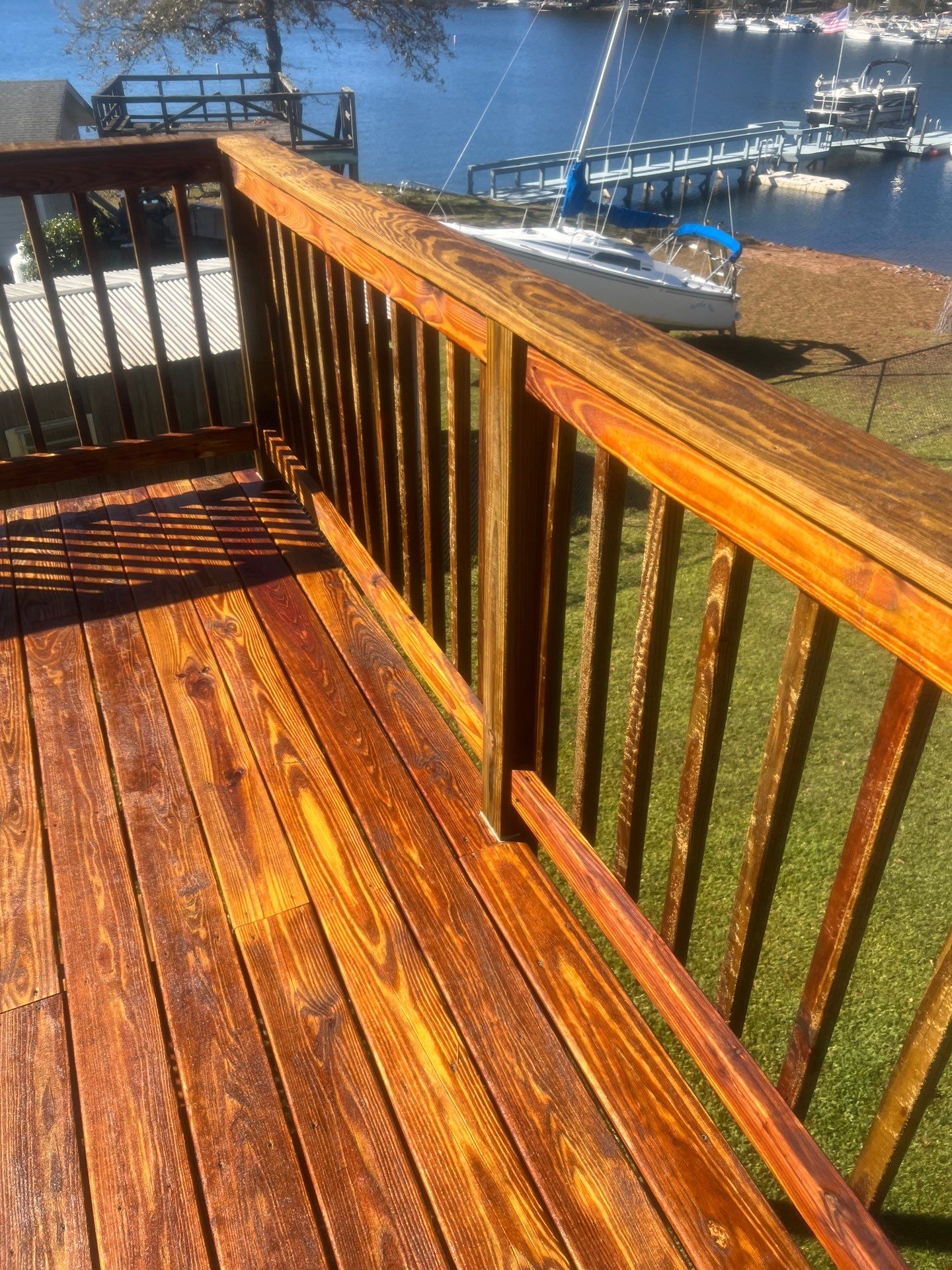 Weathered Deck using Wood Sealant by DuraSeal