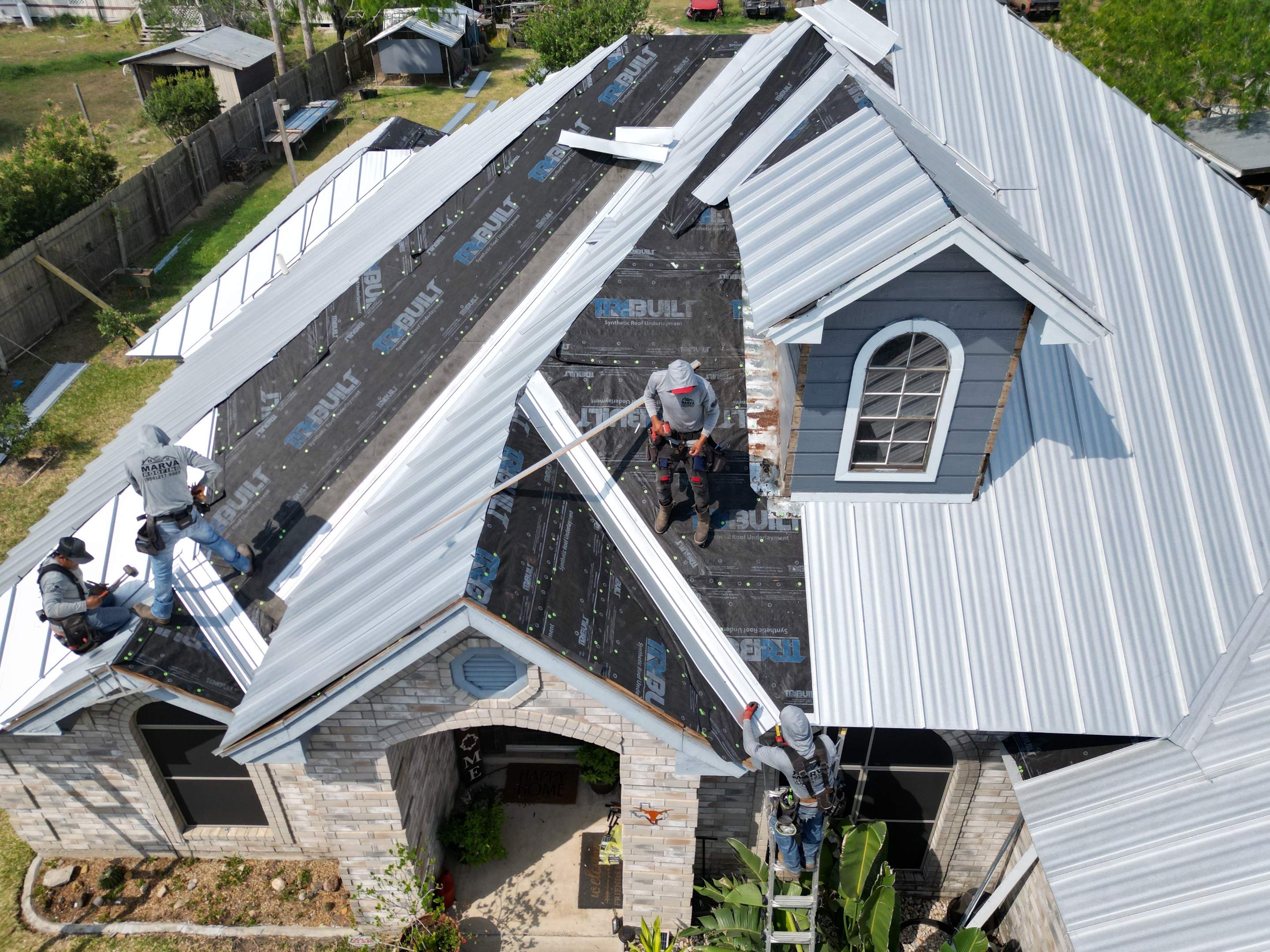 Project in Mercedes, TX by Marva Roofing