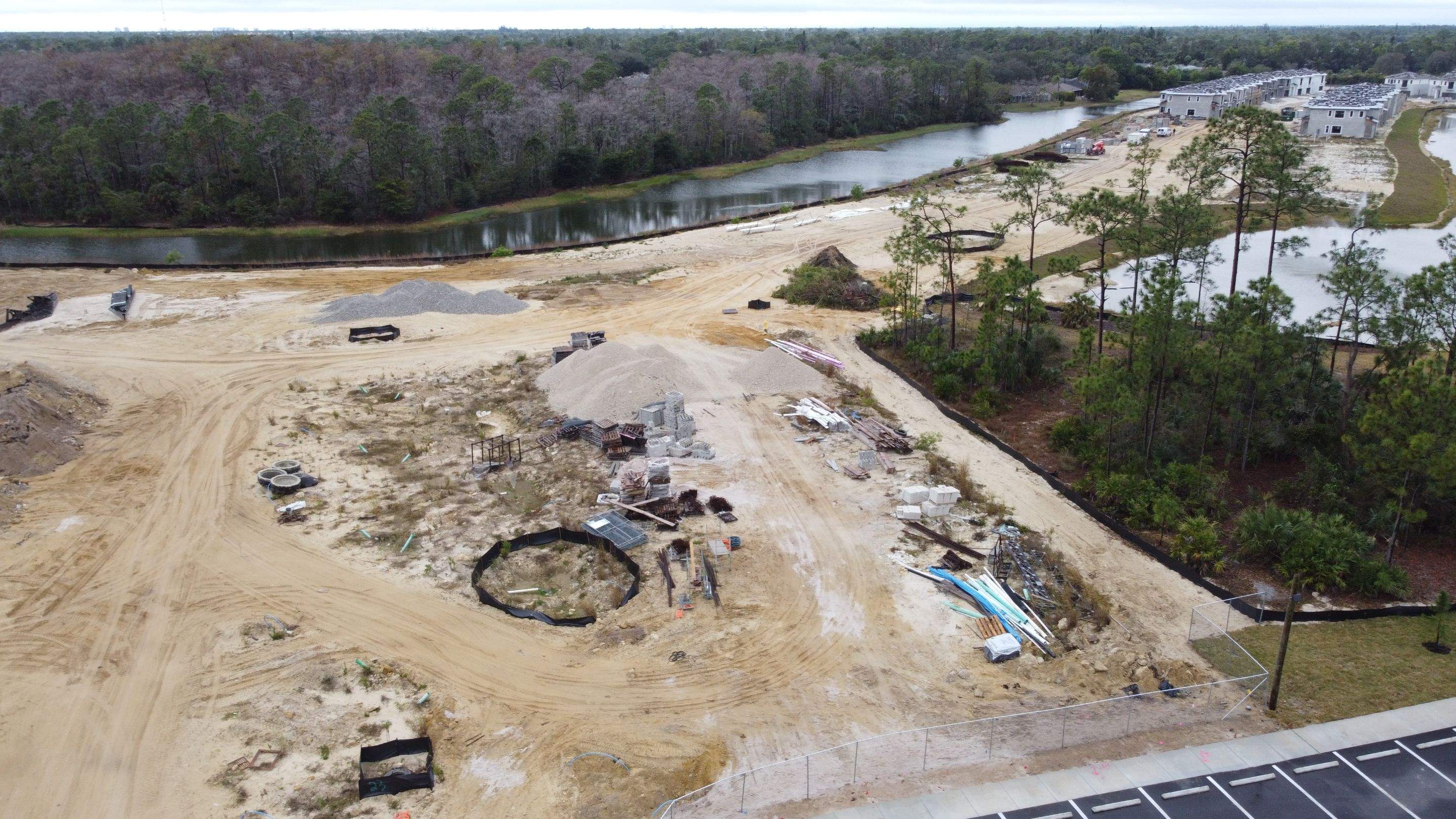 New Residential Construction Community Sewer System Cleaning by APS Power & Water