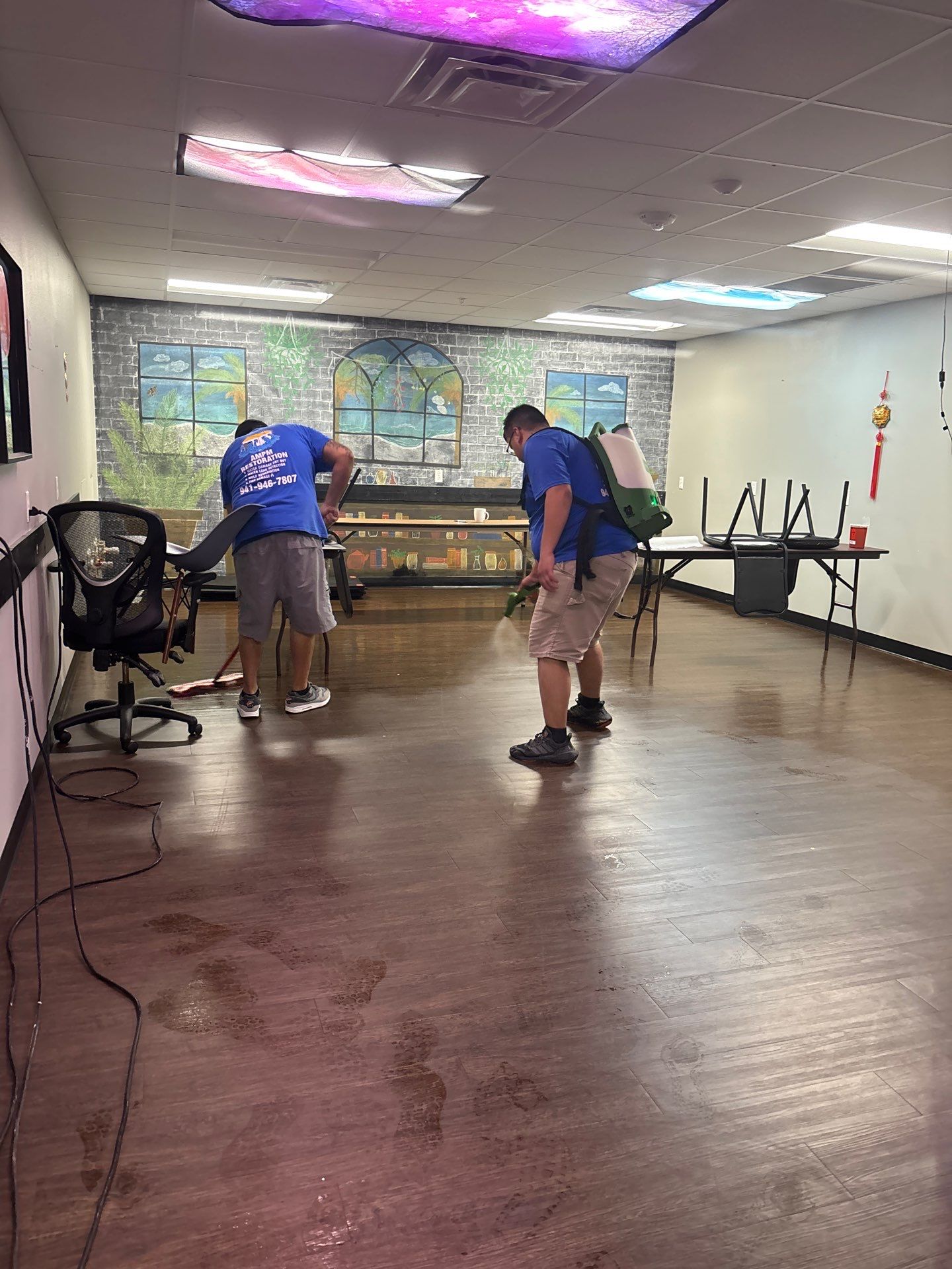 Commercial Water Damage Emergency In Bradenton by Ampm Restoration Services