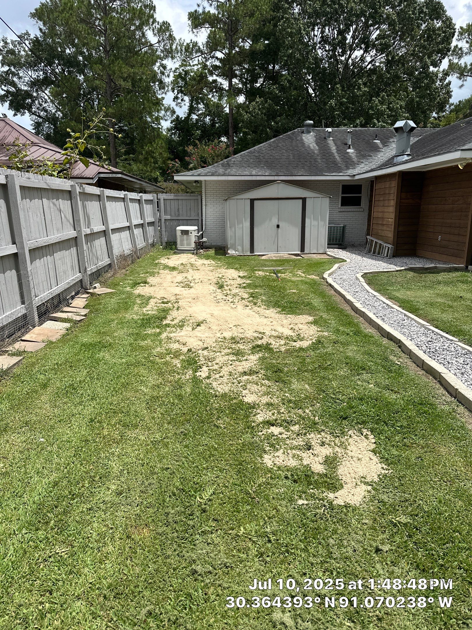LANDSCAPE SERVICES: PUMP SAND LEVELING using PUMP SAND by CutScape, LLC.