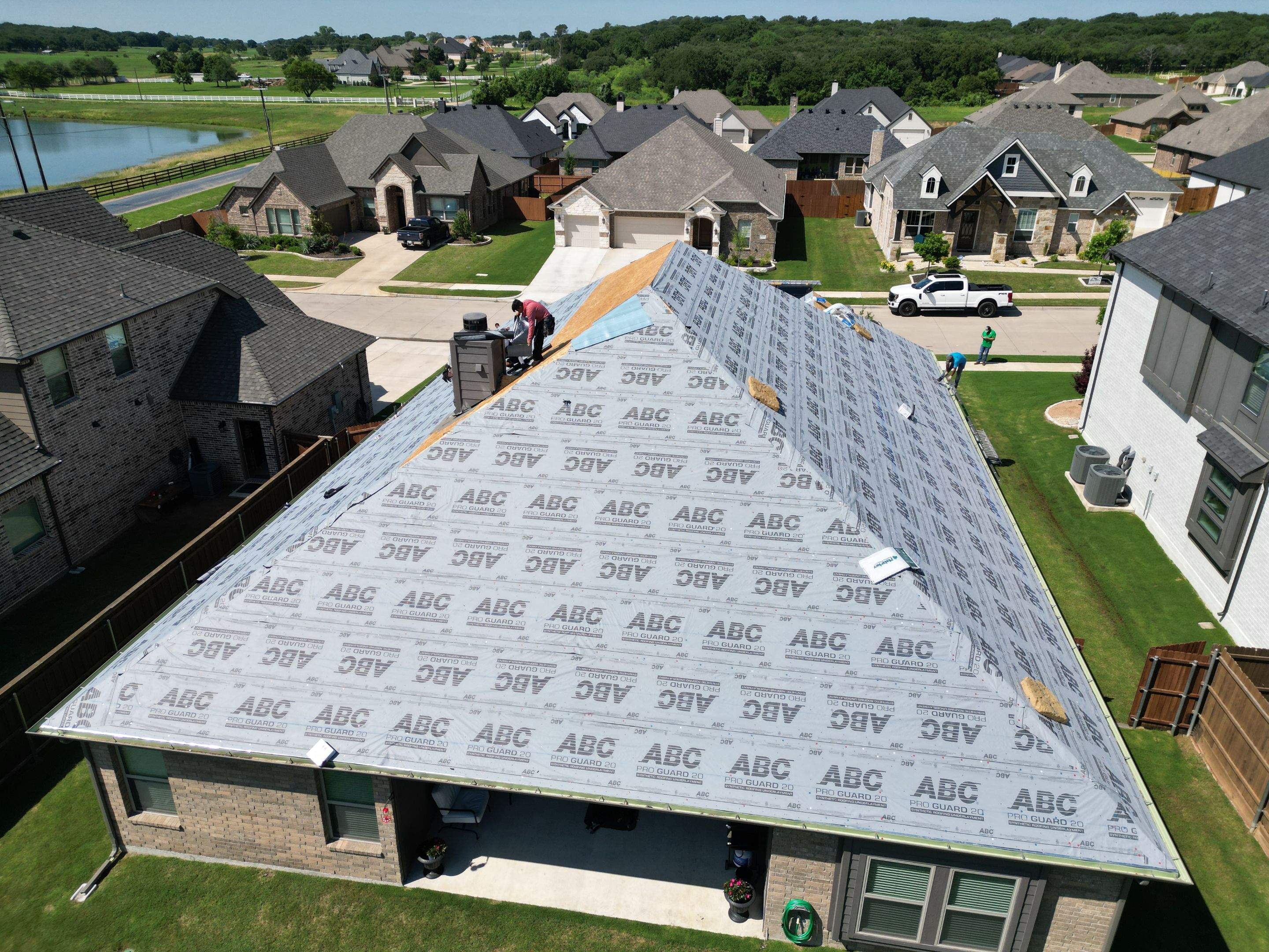 Residential Roofing Installation using Malarkey Vista AR by Harvey Roofing & Construction