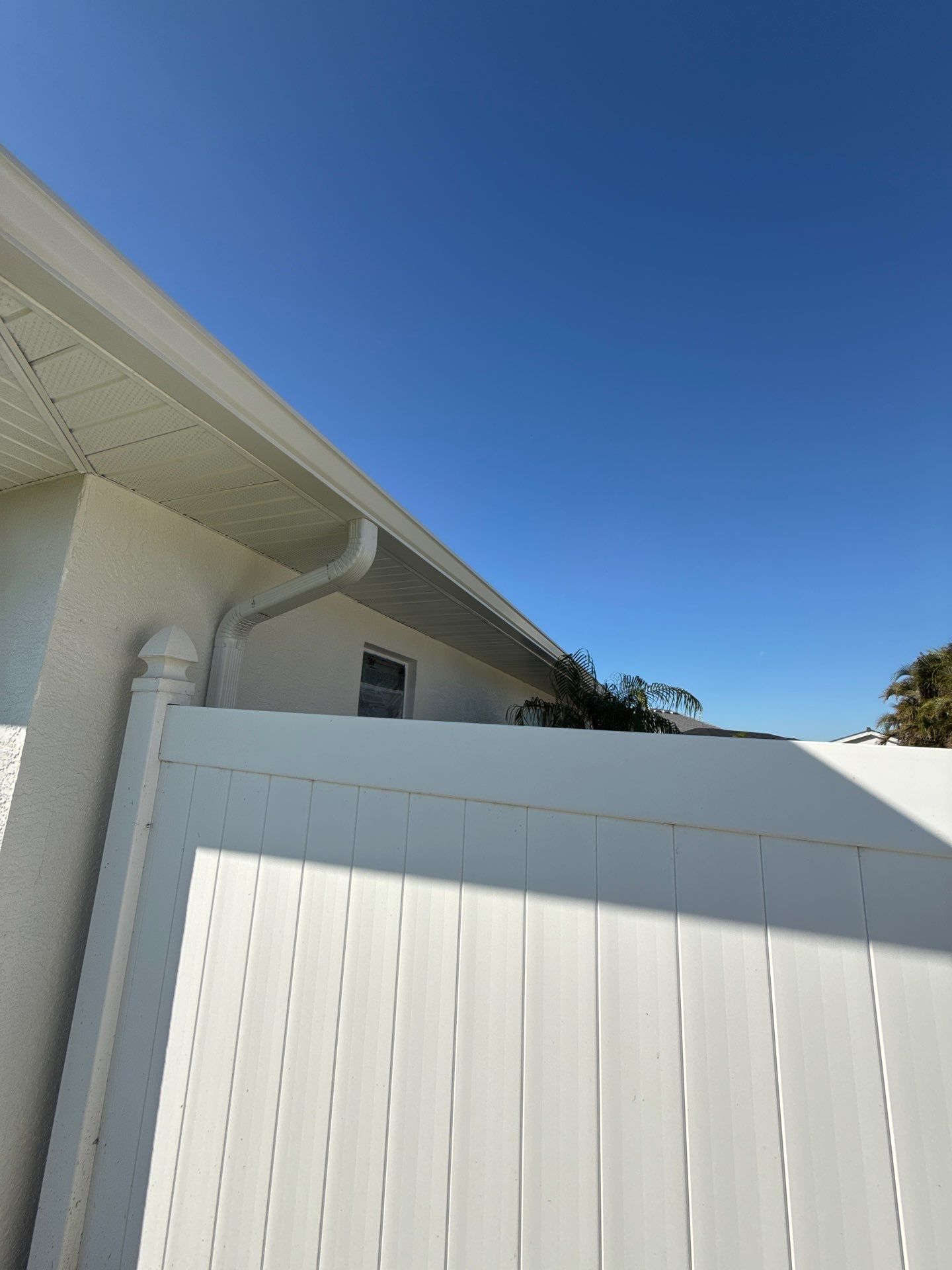 Residential Seamless Gutter Upgrade in Cape Coral FL by Gutter Professors