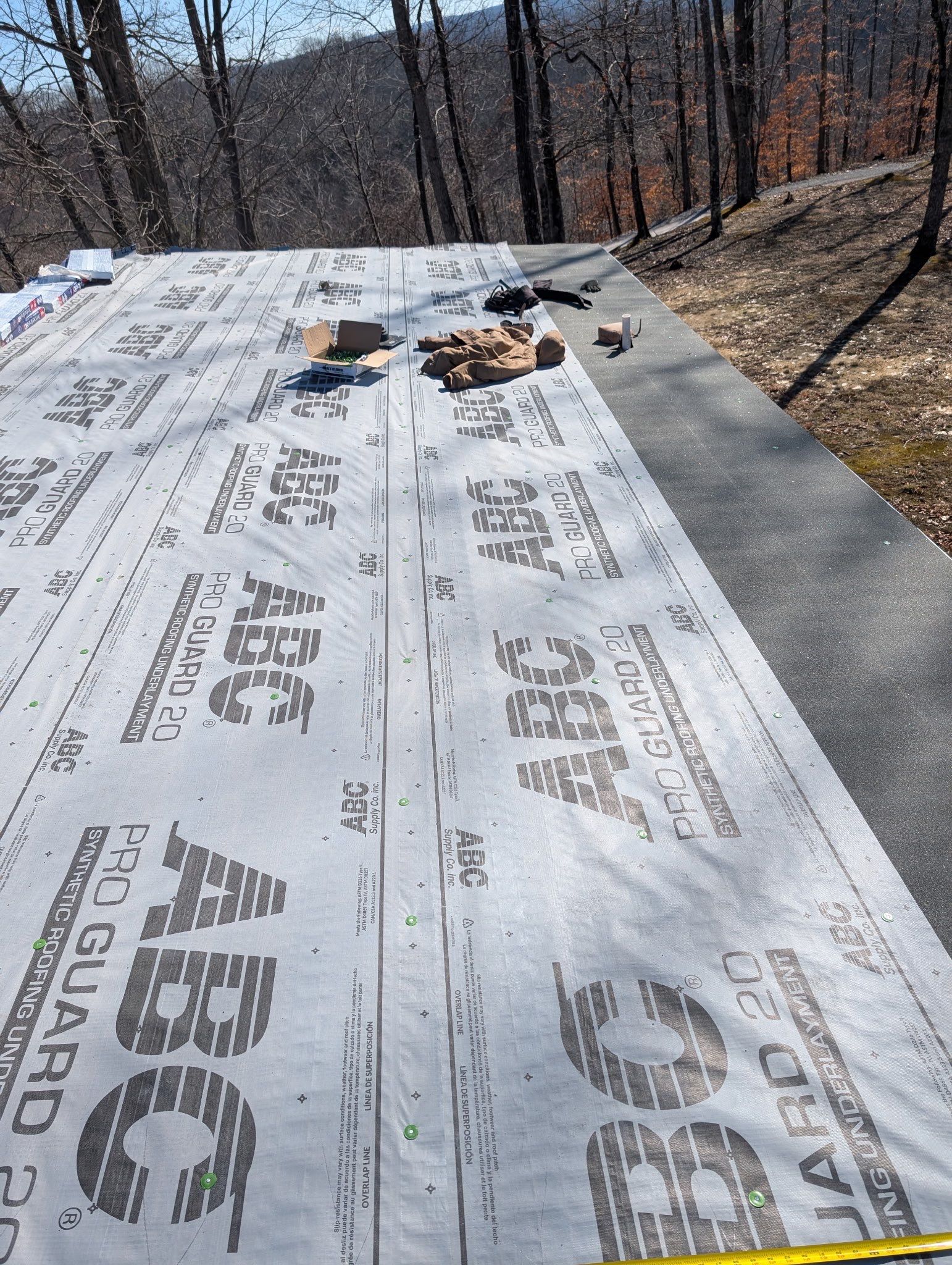 Residential Roofing Installation using GAF Timberline HDZ Mission Brown by Rainstoppers Roofing