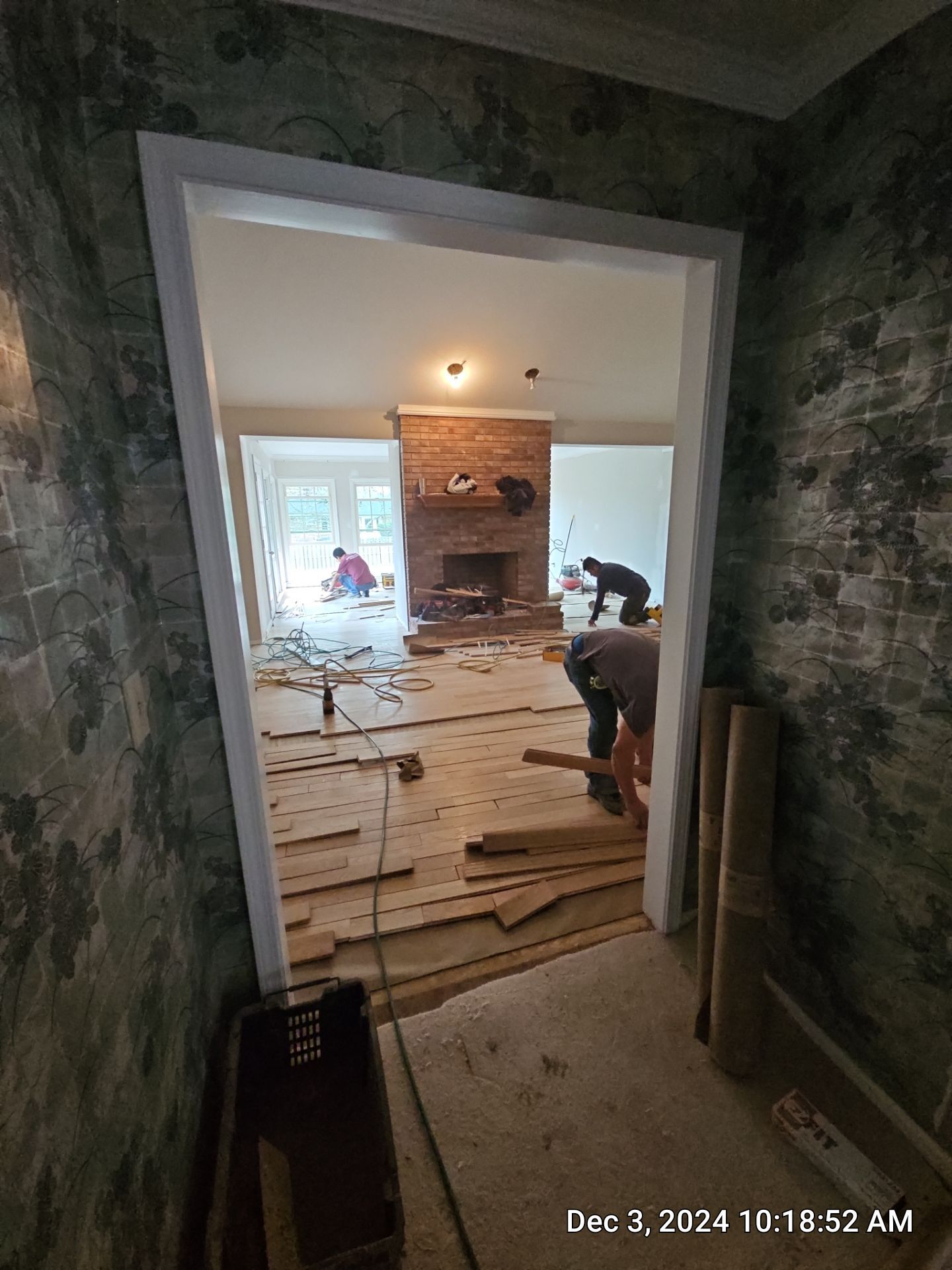 Hardwood Install & Refinish in Jacobean Satin  by Footprints Floors of Nashville