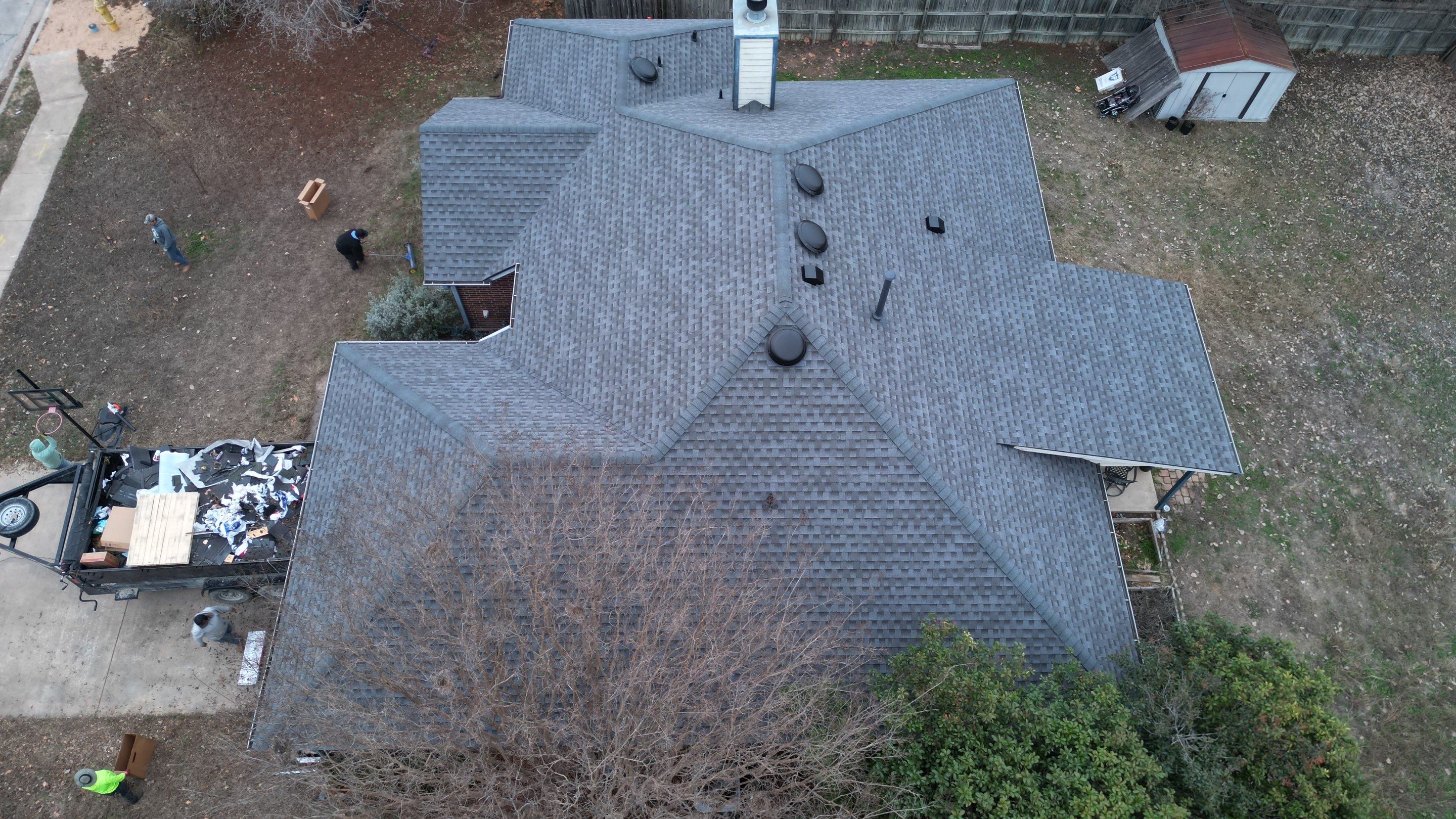 Hail Damage Roof Replacement — Harker Heights, TX by ROAM Roof & Solar