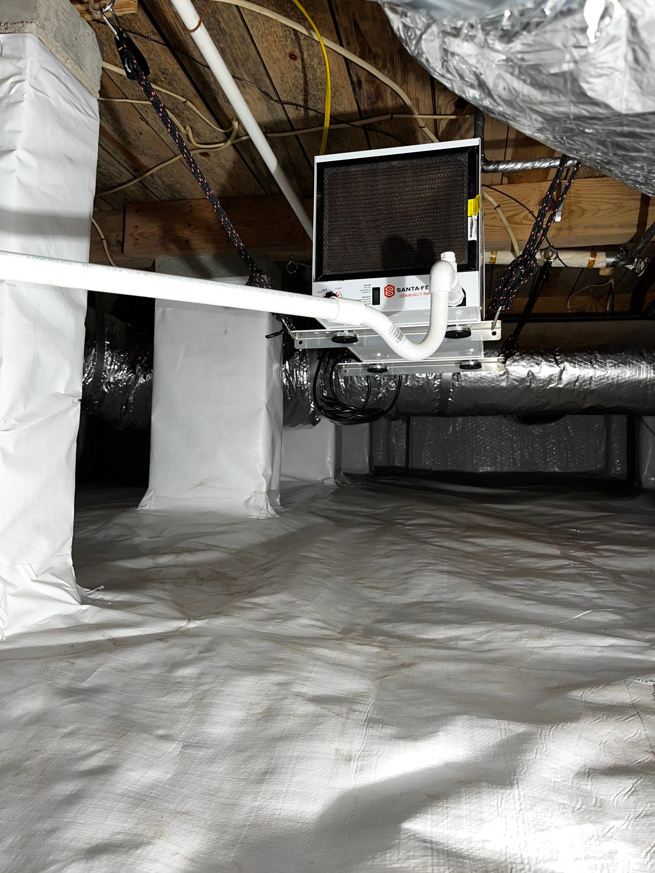 Impact Choice Encapsulation with new piers and crawlspace door. by Impact Crawlspace