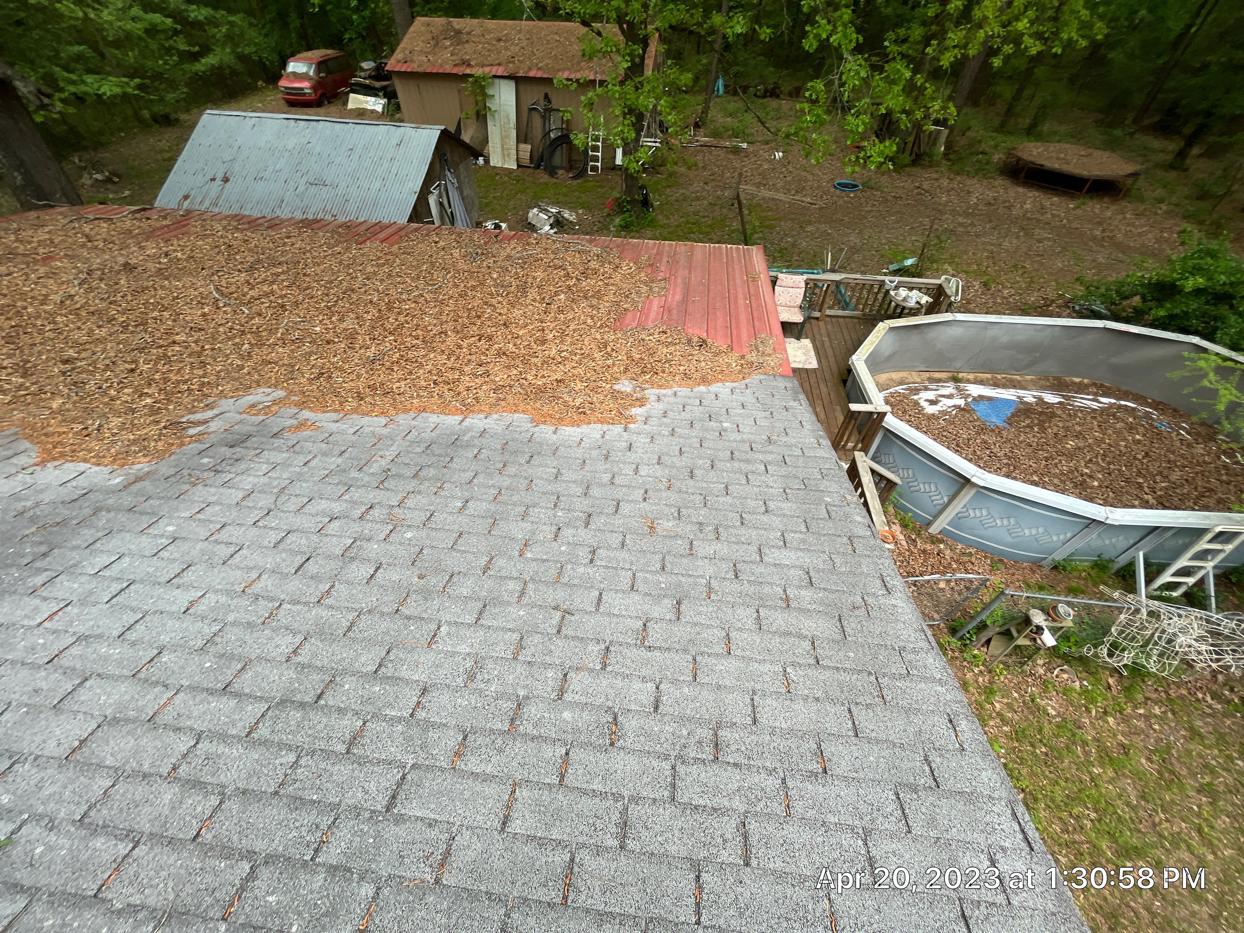 Residential Shingle Reroof using 29 gauge metal by Hostetler Roofing
