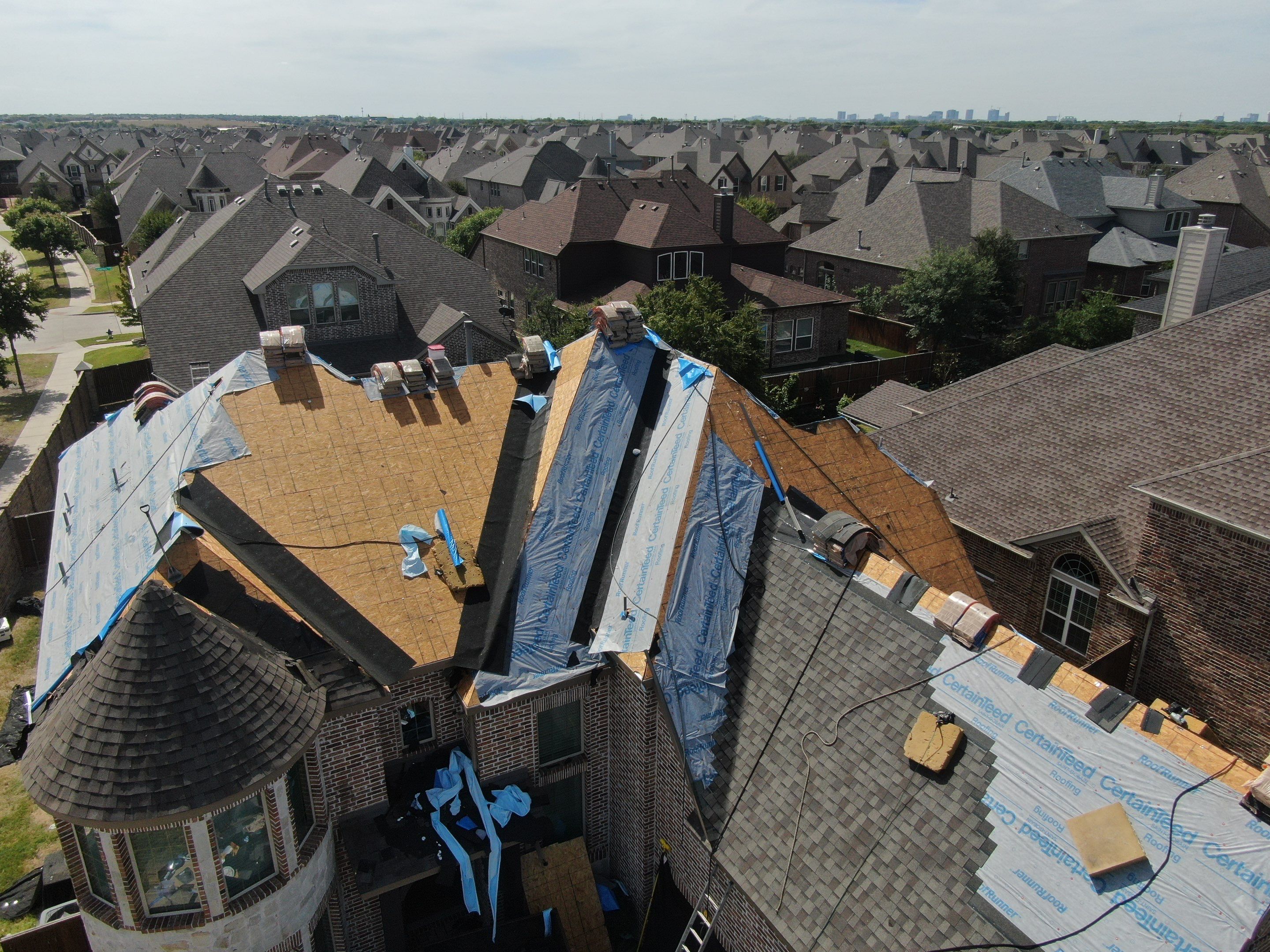Residential Roofing Installation using Certainteed Climateflex by Becker Roofing and Exteriors