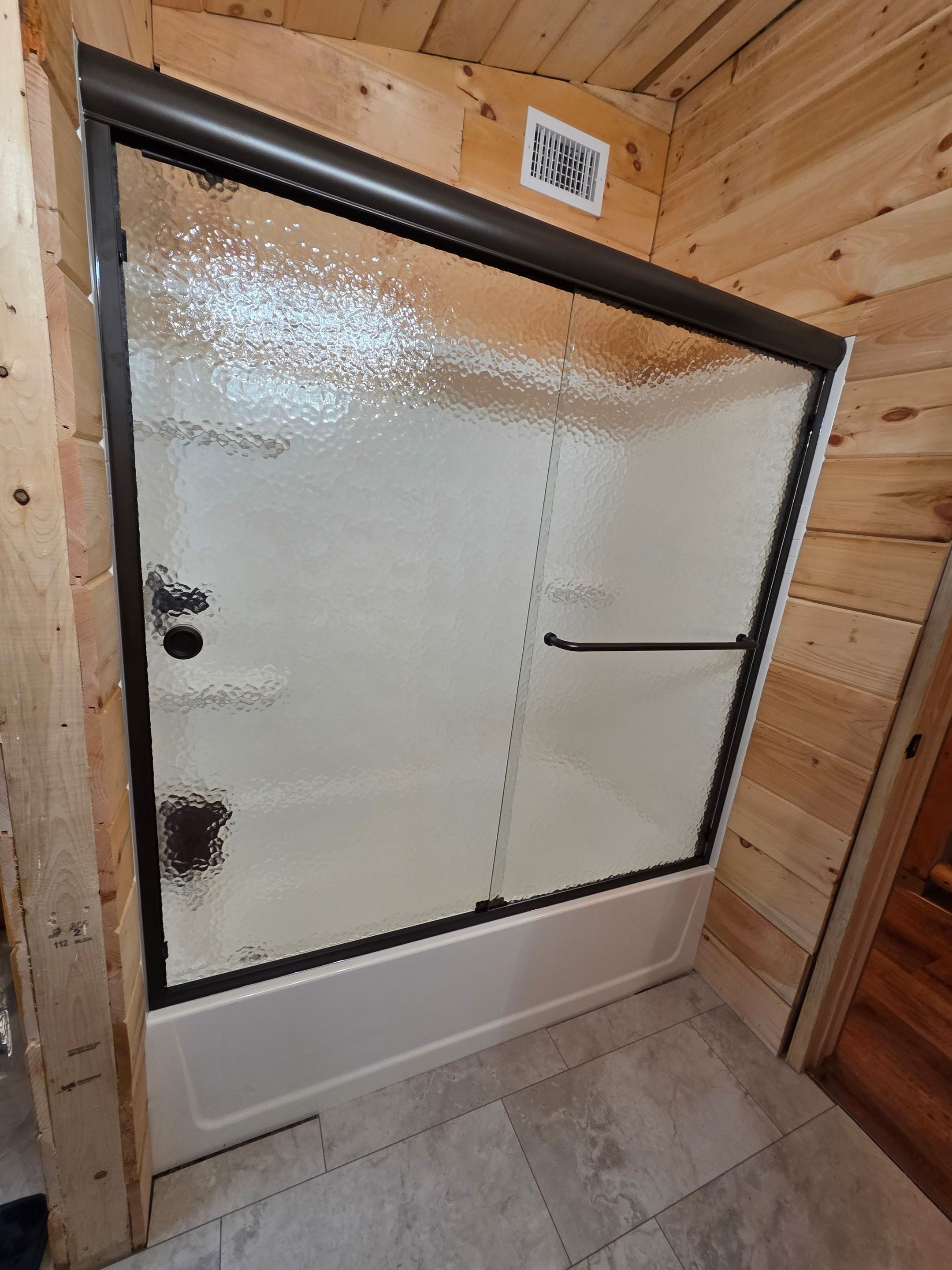 Bathroom Remodel using Alumax Shower by Cheshire Glass Company