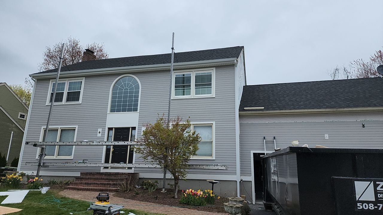 Siding Installation using James Hardie by UBrothers Construction