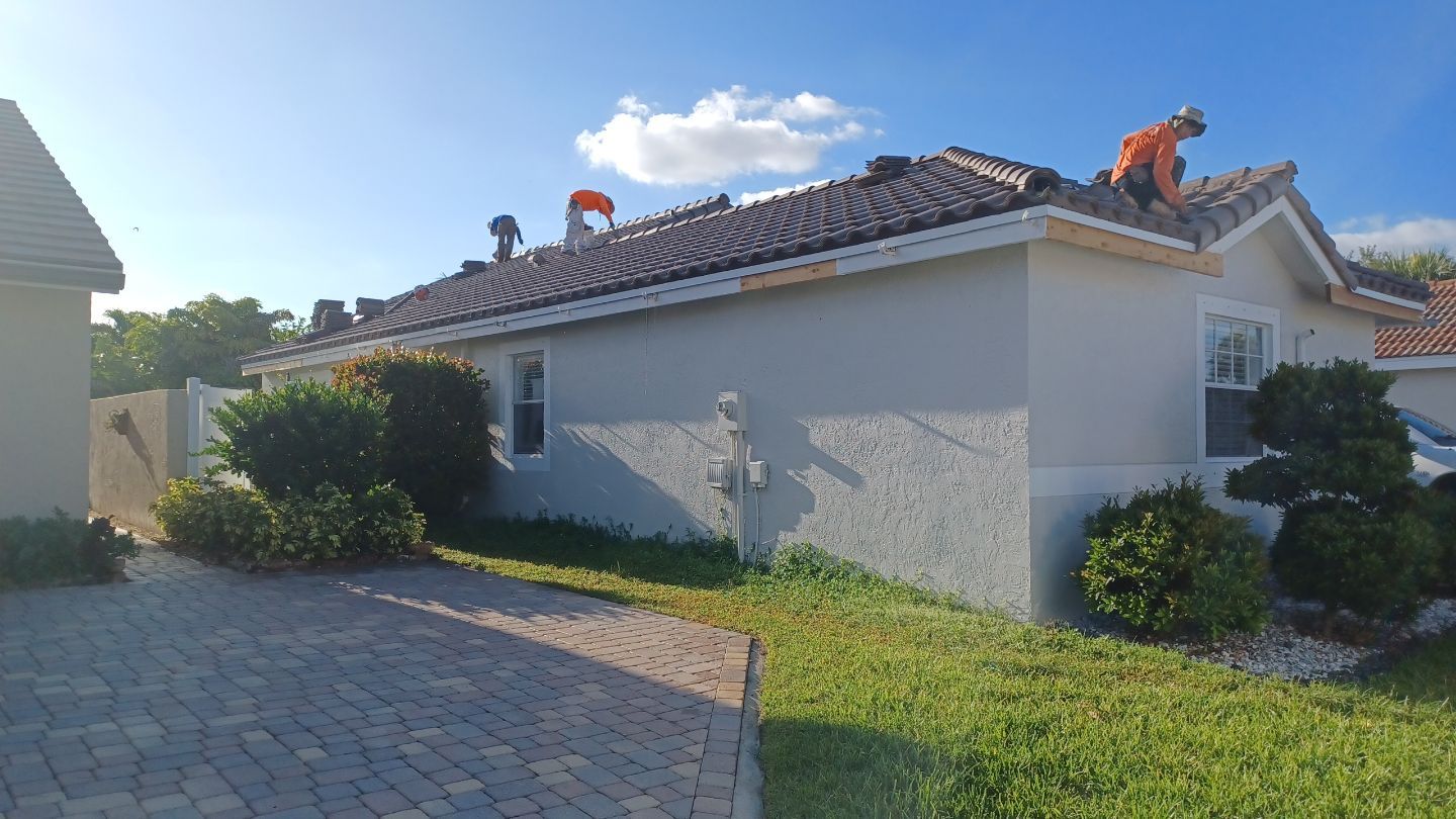 Residential Roofing Installation using Eagle Roofing Tile by BLUES BROTHERS ROOFING