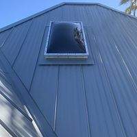 24ga 1" Nail-Strip Dove Gray by Total Roofing System The Metal Roof Experts