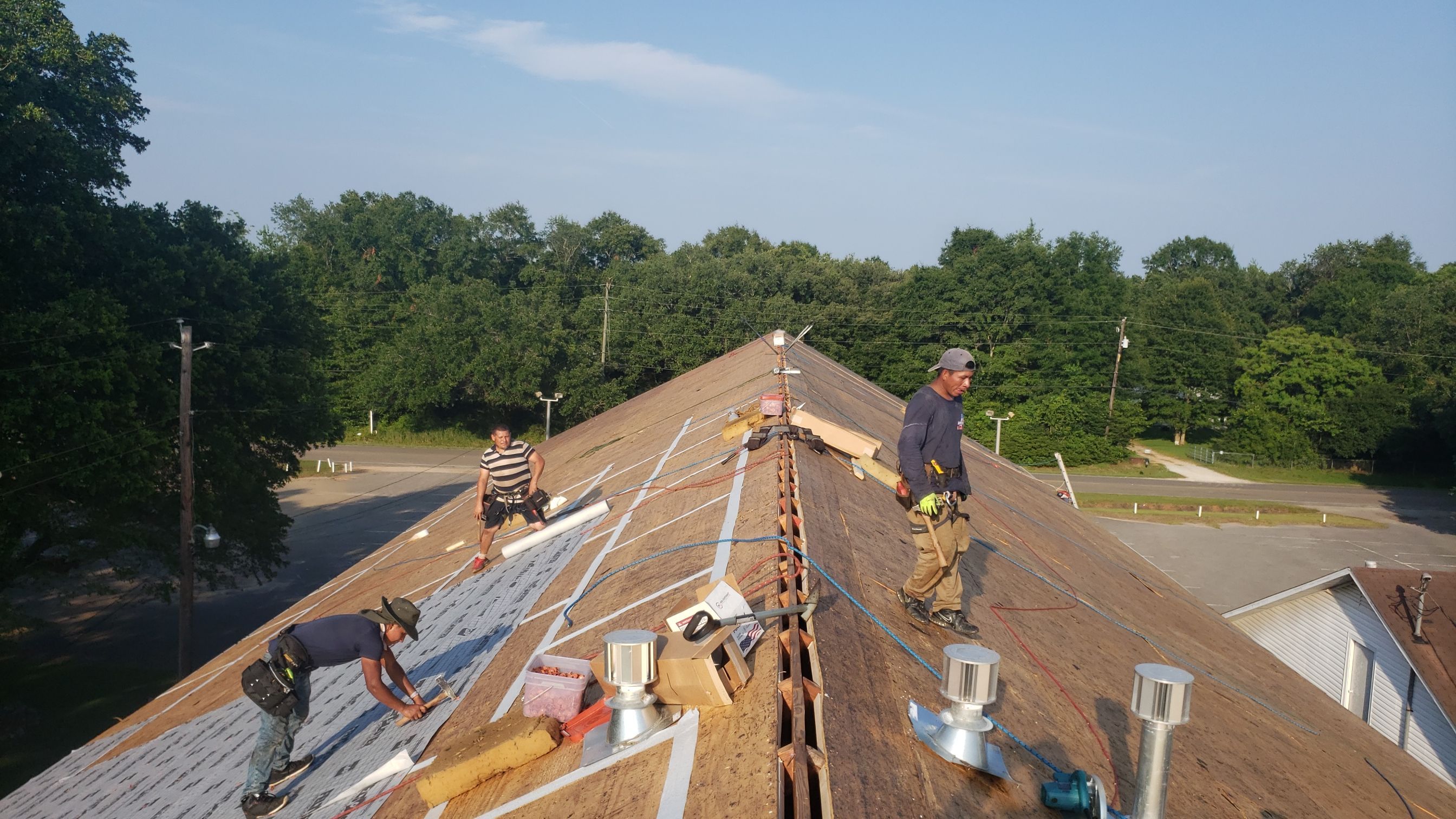Residential Roofing Installation using Roof Replacement by American Roofing & Construction LLC