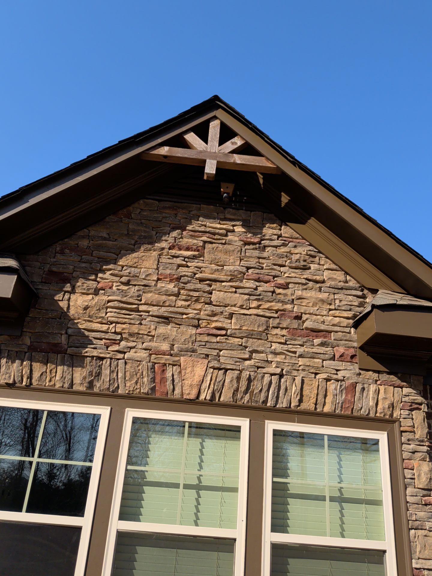 A-Frame Accents & Posts: Staining Project by PGP Surface Solutions, LLC