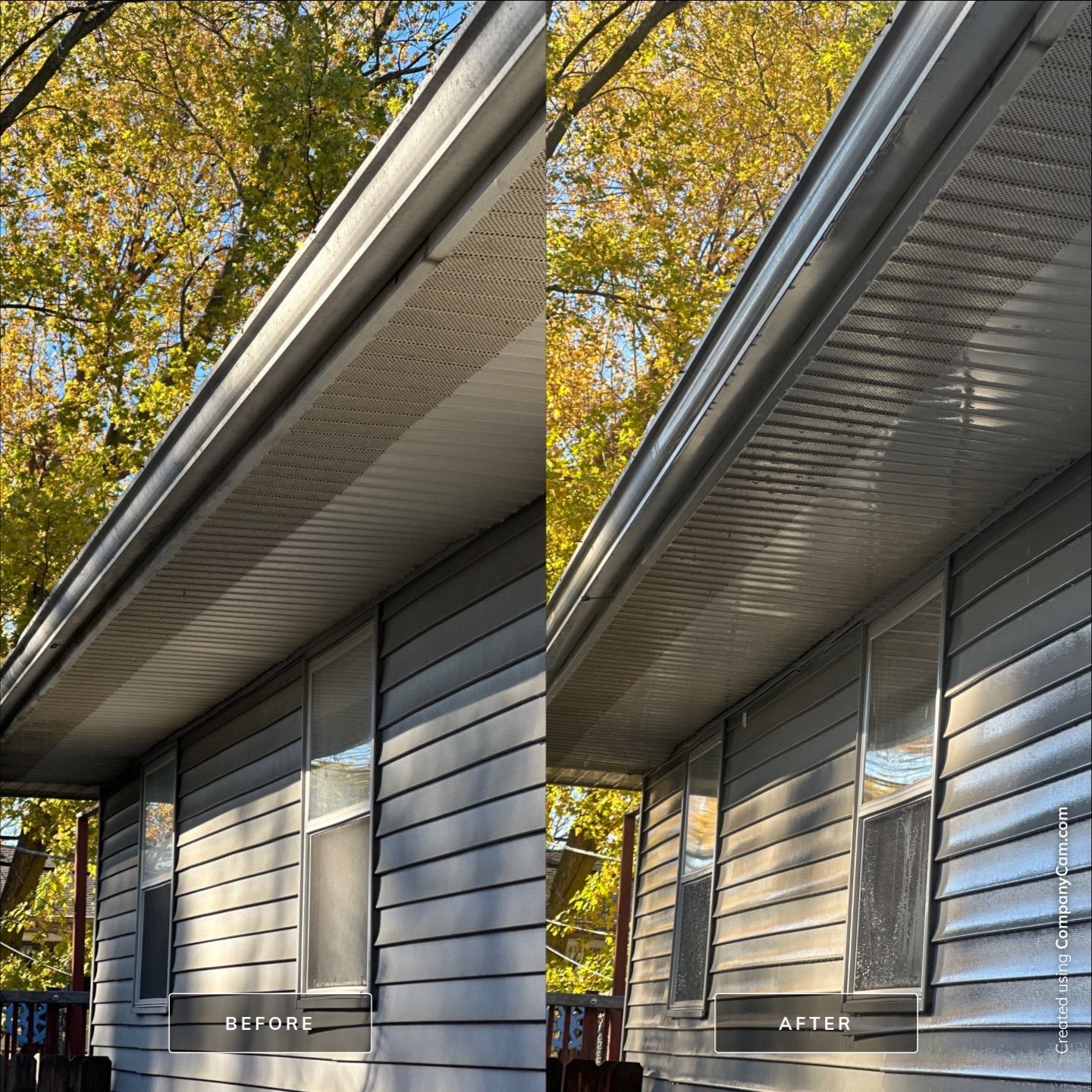 Project in Round Lake Beach by Simmons Power & Soft Washing