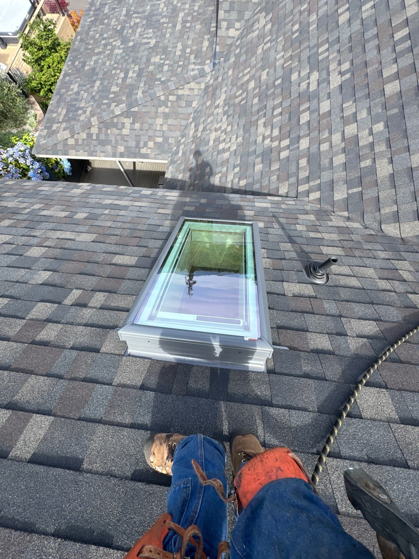 Complete Architectural Shingle Reroof and OSB Decking Repair in Eugene by BEST Roofing & Waterproofing